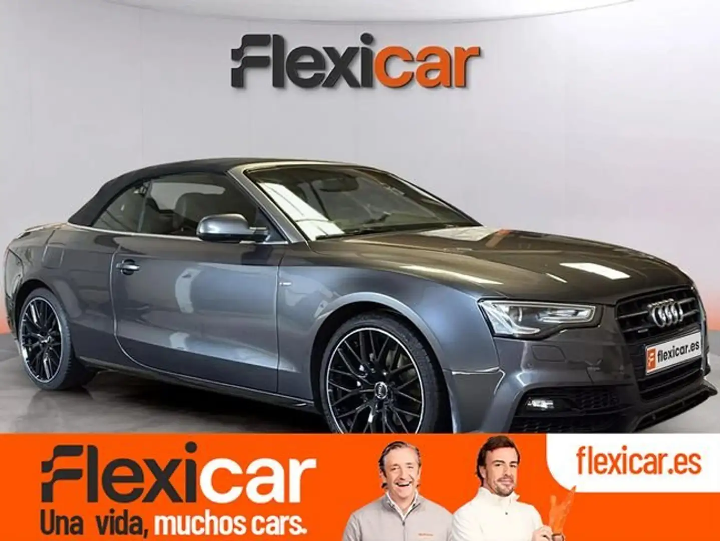Audi A5 Cabrio+2.0+TDI+clean+140kW+quattr+S+line Gris - 1