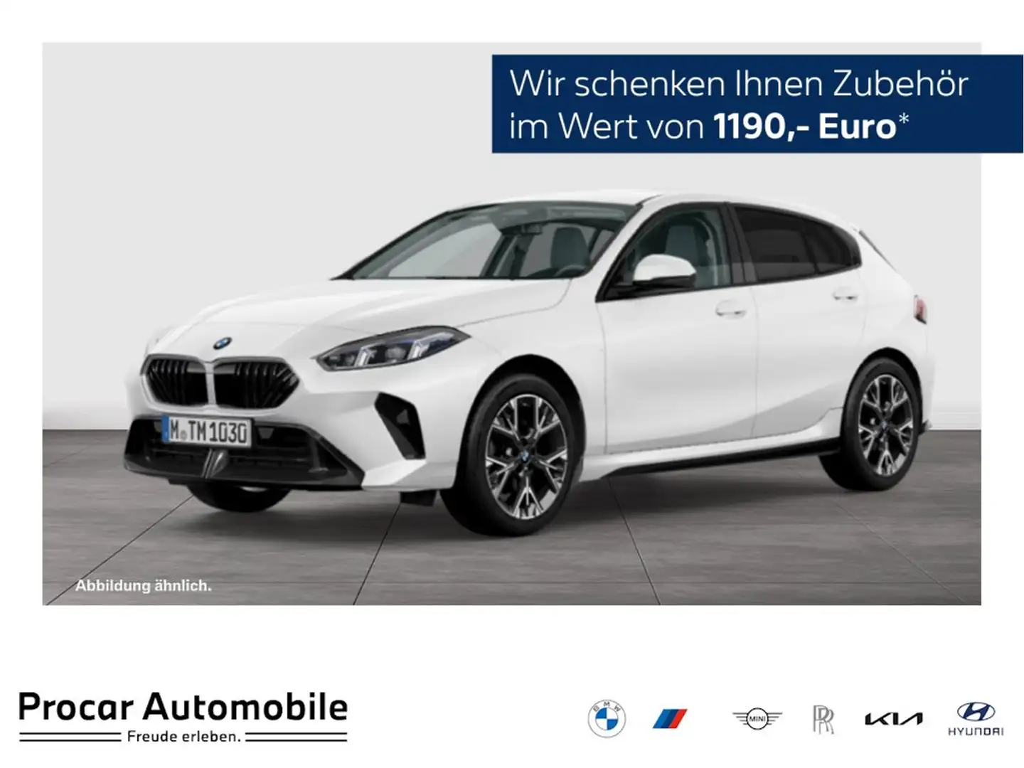 BMW 120 RFK NAVI LED Sound Syst. PDC V+H DAB Klima Bianco - 1