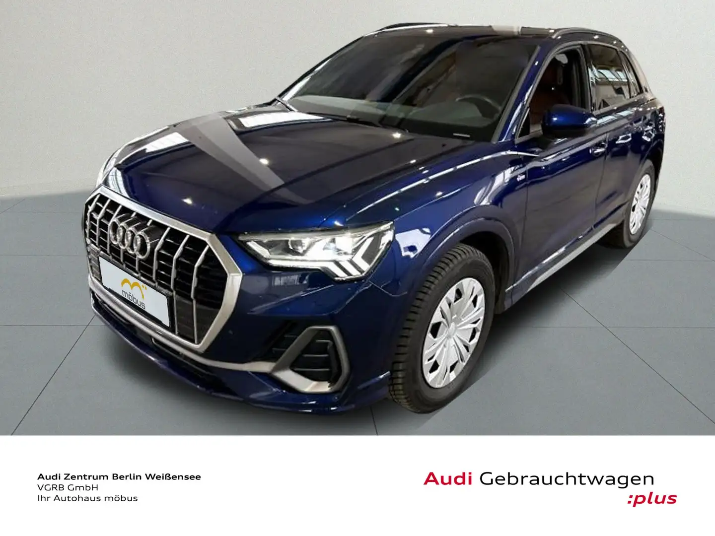 Audi Q3 40 TFSI S-TRO*QU*S-LINE*MATRIX*SONOS*NAVI*AHK Blau - 2