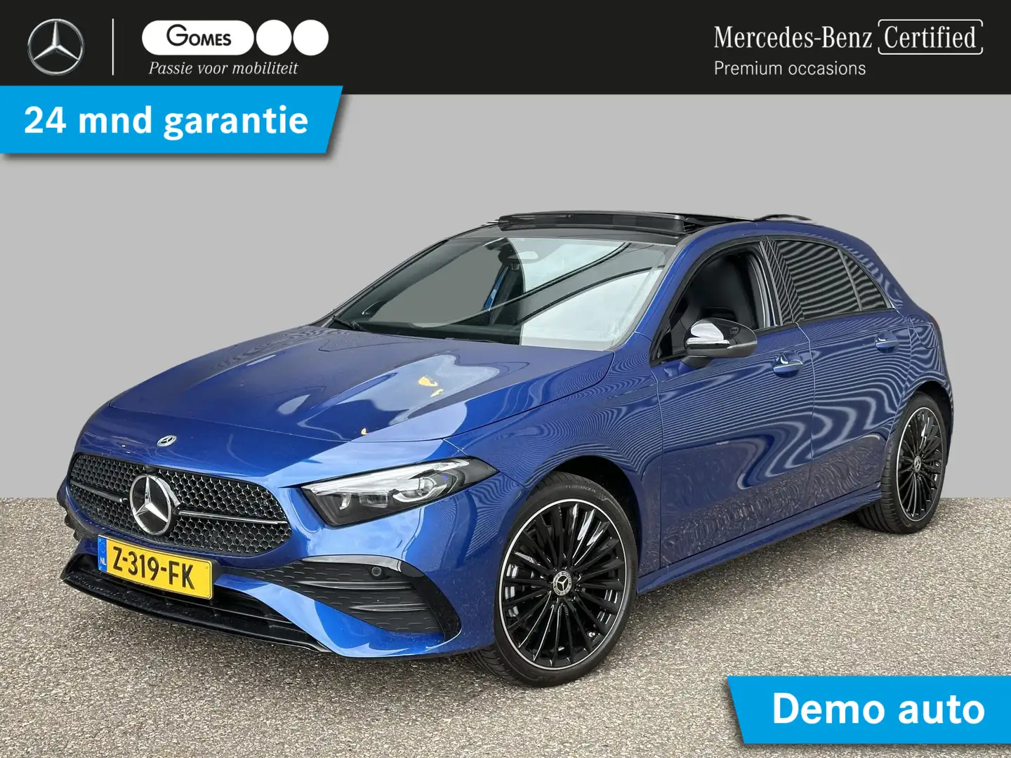 Mercedes-Benz A 250 e AMG Line | Premium | Nightpakket | Panoramadak | Bleu - 1