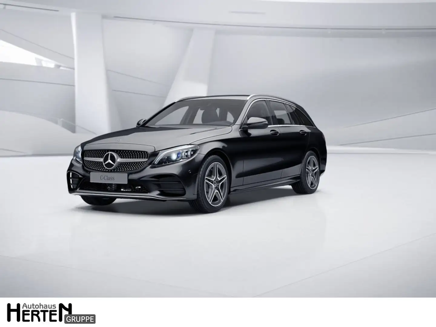 Mercedes-Benz C 300 d T AMG+MULTIBEAM+BURMESTER+NAVI+AMBIENTE+ Zwart - 1