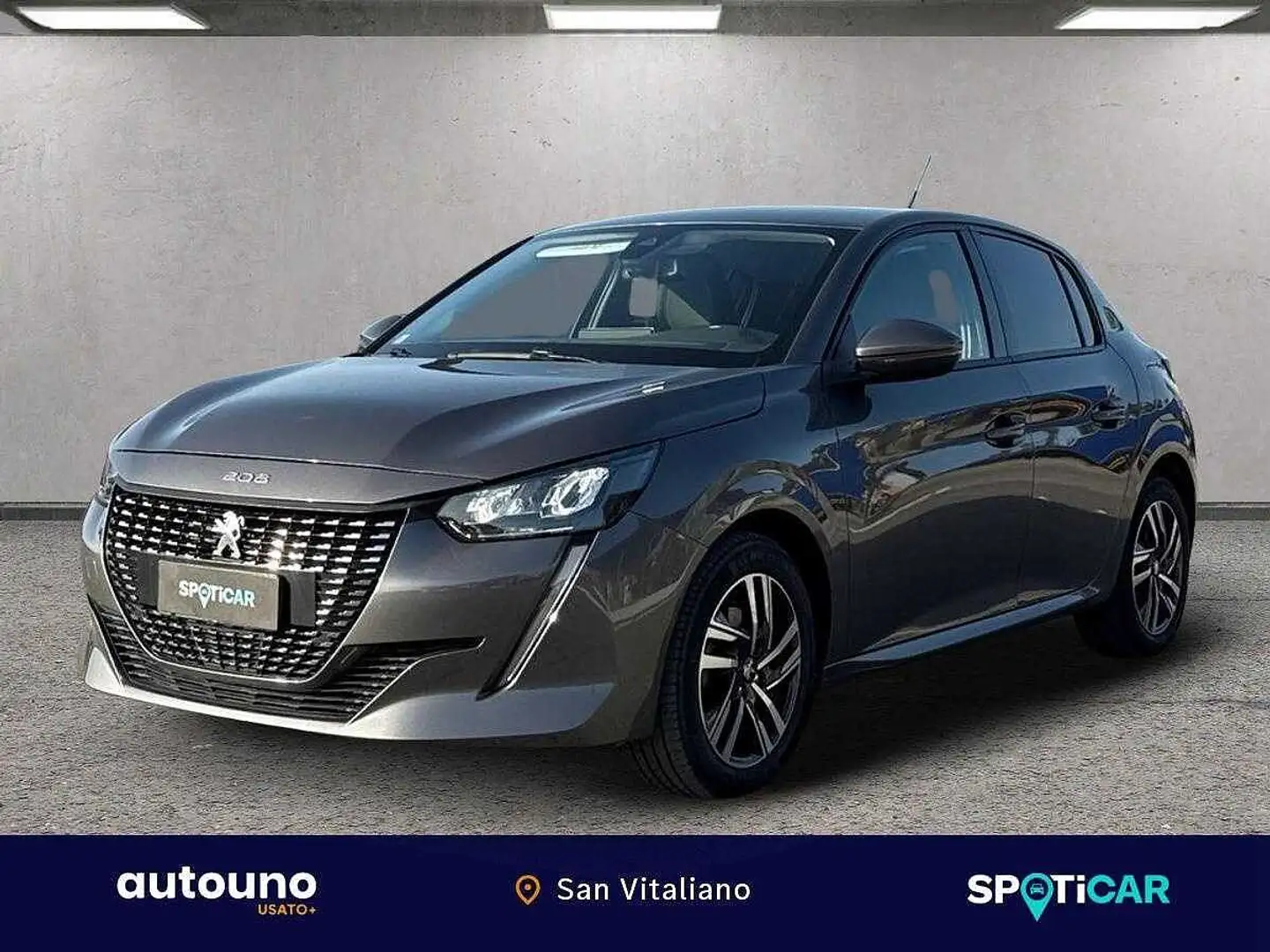 Peugeot 208 II 2019 208 1.5 bluehdi Allure Pack s&s 100cv Grigio - 1