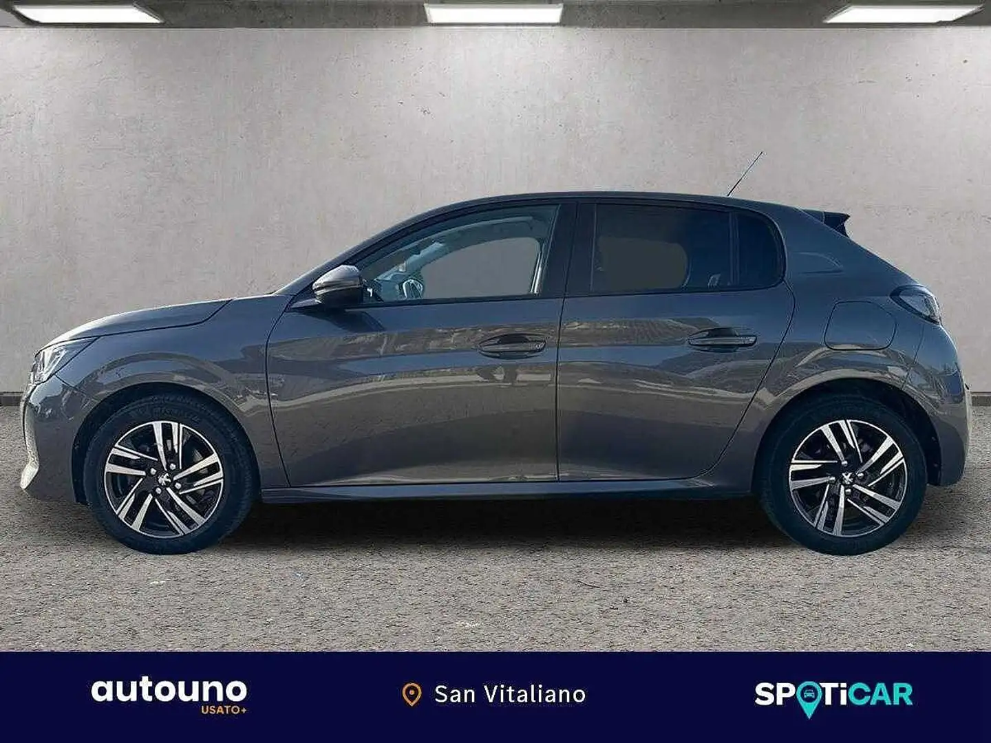 Peugeot 208 II 2019 208 1.5 bluehdi Allure Pack s&s 100cv Grigio - 2