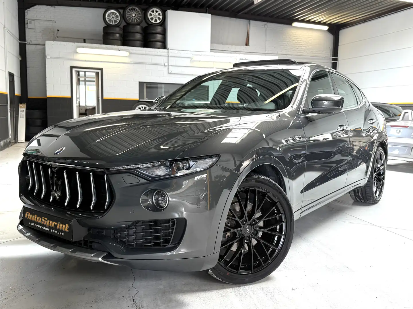 Maserati Levante 3.0 V6 Bi TURBO TOIT PANO JANTES 21 GARANTIE 1 AN Gris - 1