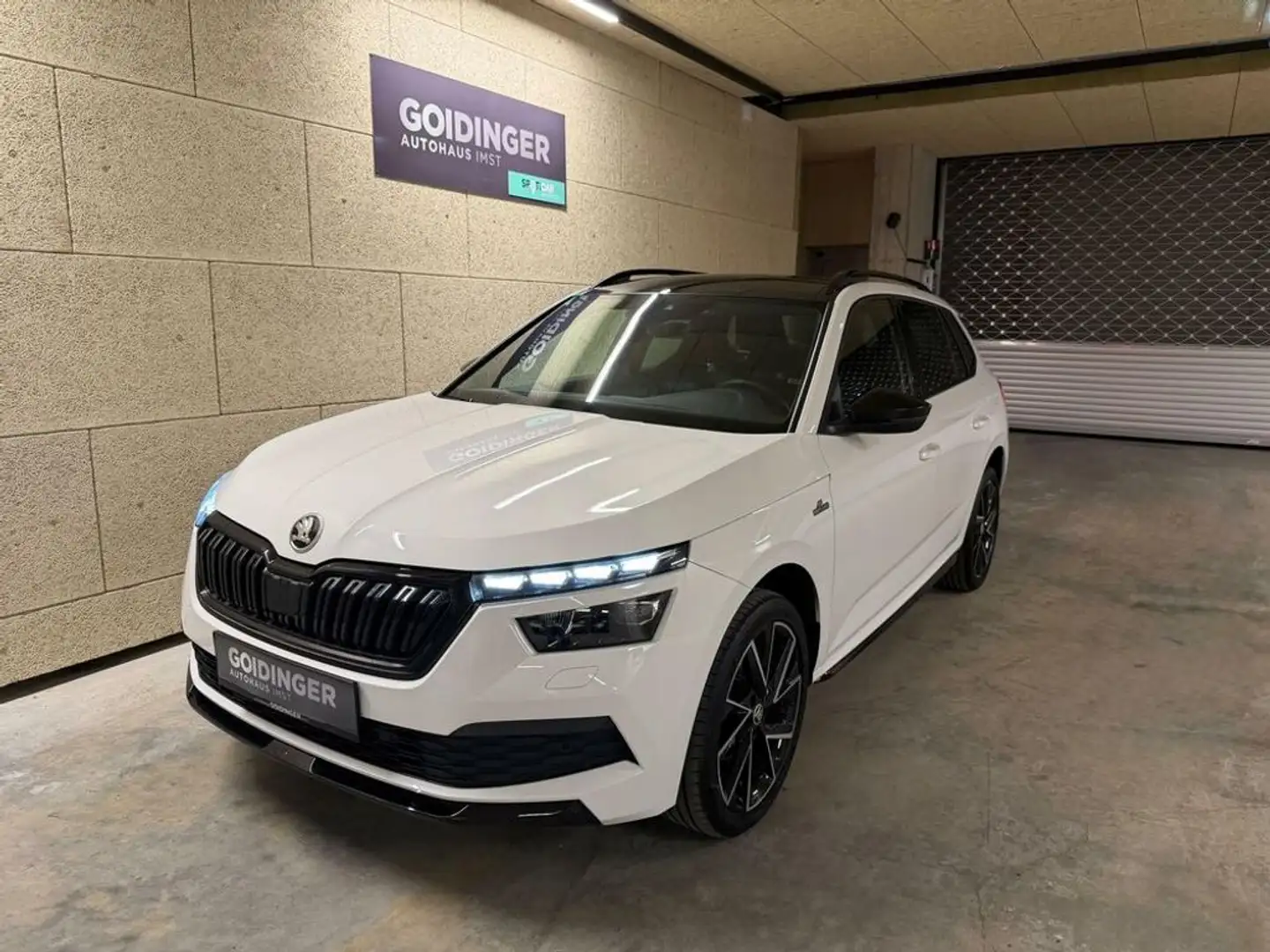 Skoda Kamiq 1.0 TSI Monte Carlo ''WENIG KM'' Weiß - 1