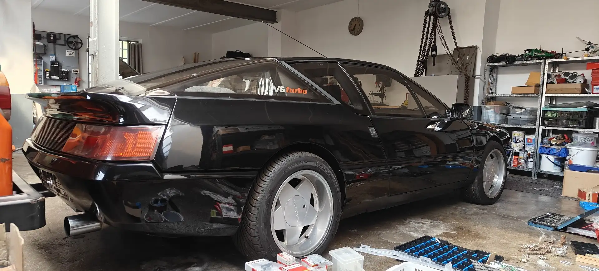 Alpine V6 Turbo, orig. 53106 km, selten in schwarz Schwarz - 2