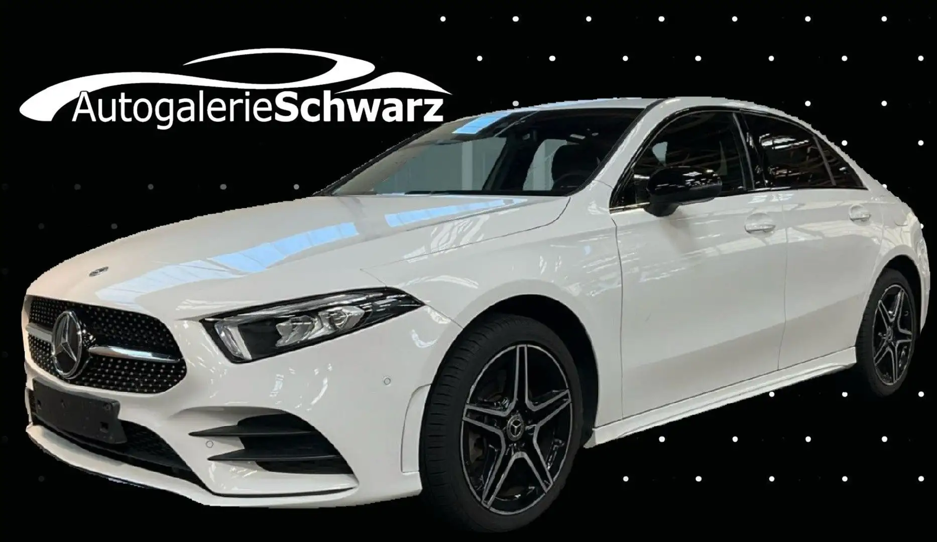 Mercedes-Benz A 250 e Limo 8G AMG NIGHT LED AUGR+KAM DAB AMBTE Weiß - 1