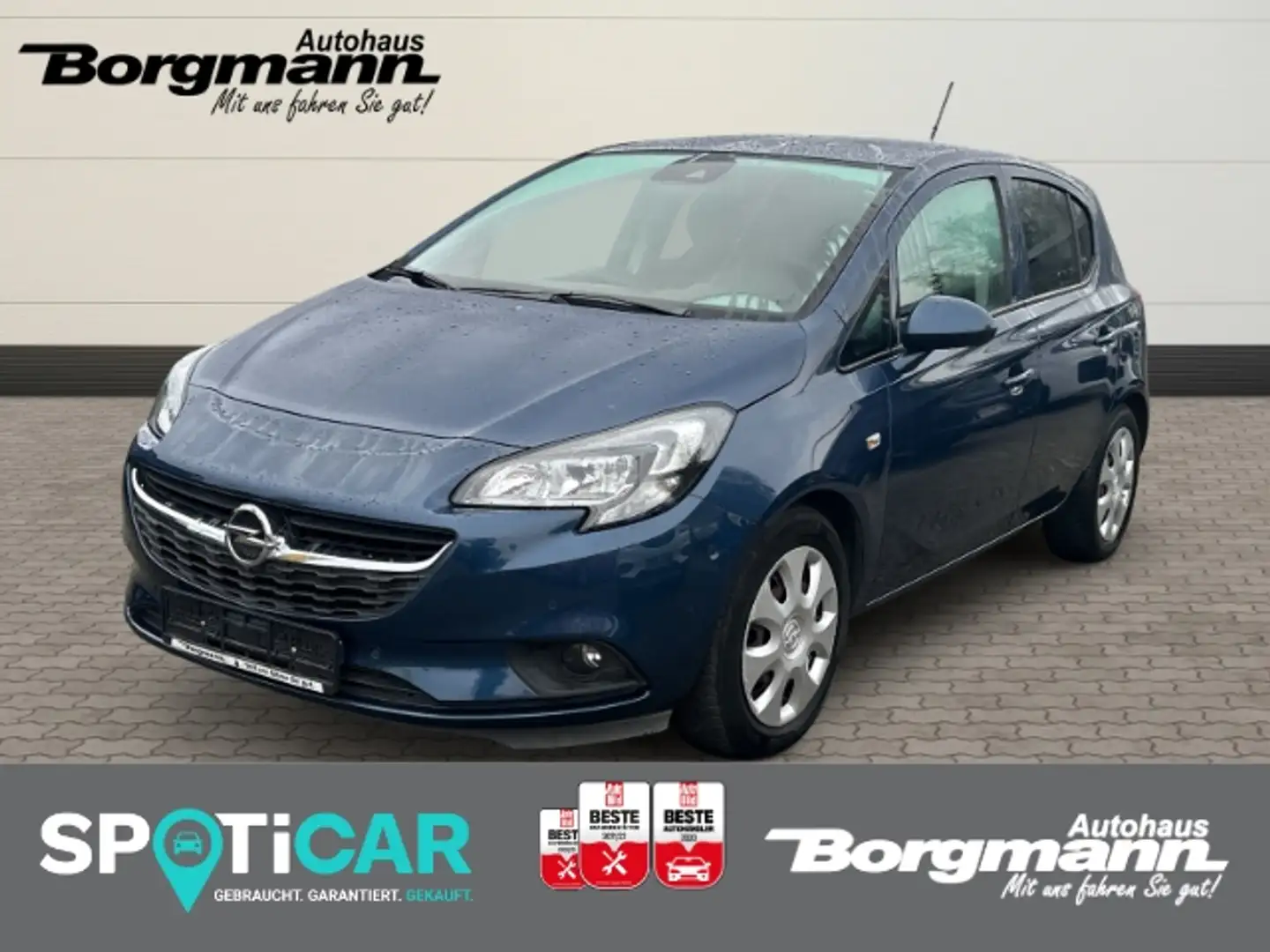 Opel Corsa E Edition  1.4 -  LenkradHZG  -  PDC V.H -  Spurha Blauw - 1