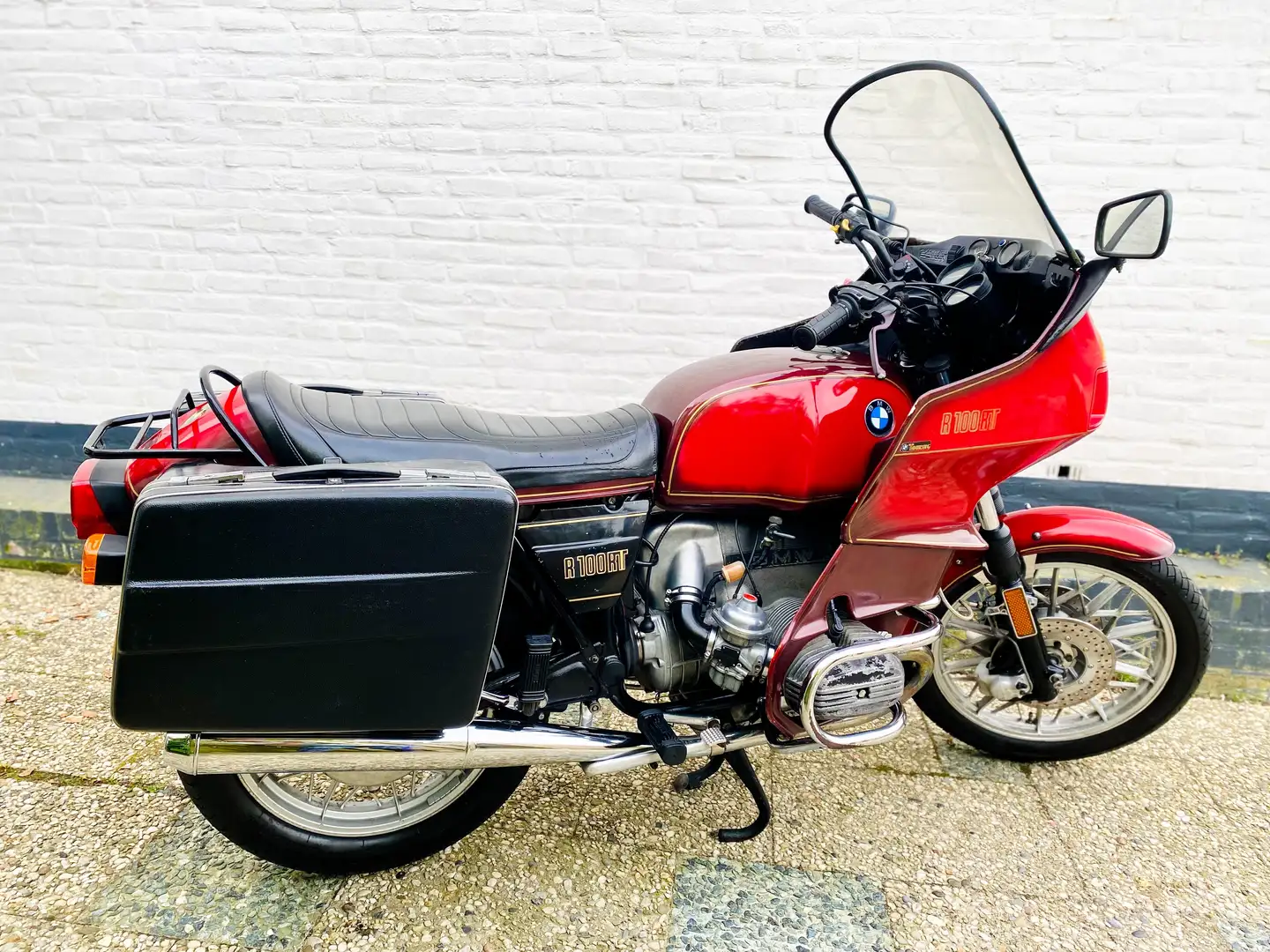 BMW R 100 RT Touring Oldtimer Rood - 2