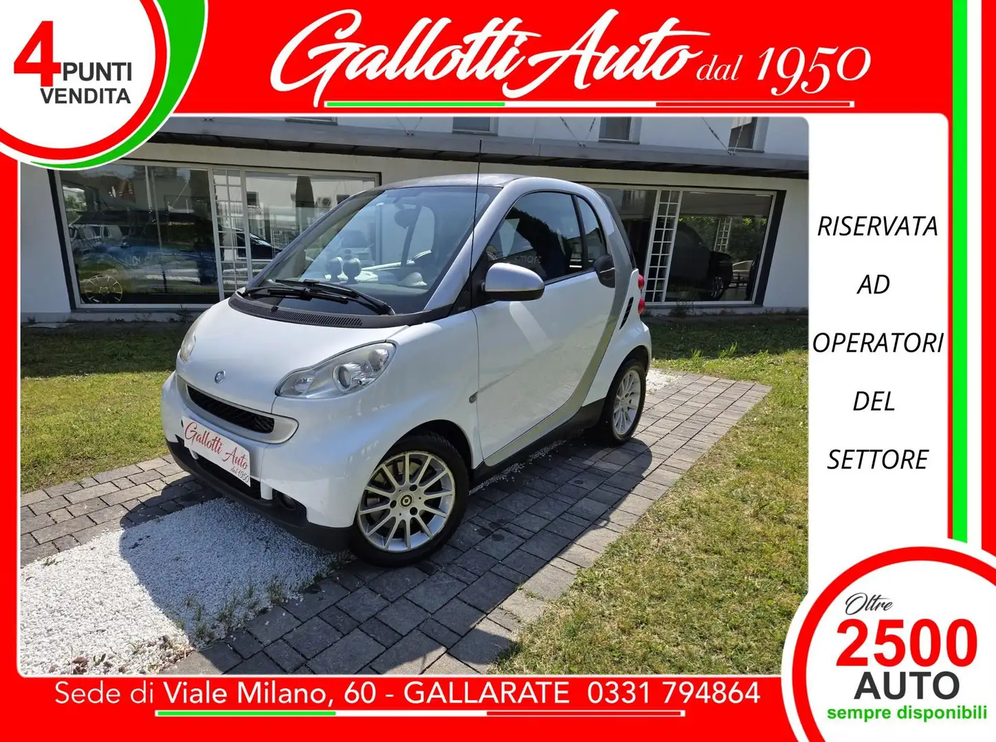 smart forTwo 1000 62 kW coupé pulse Weiß - 1