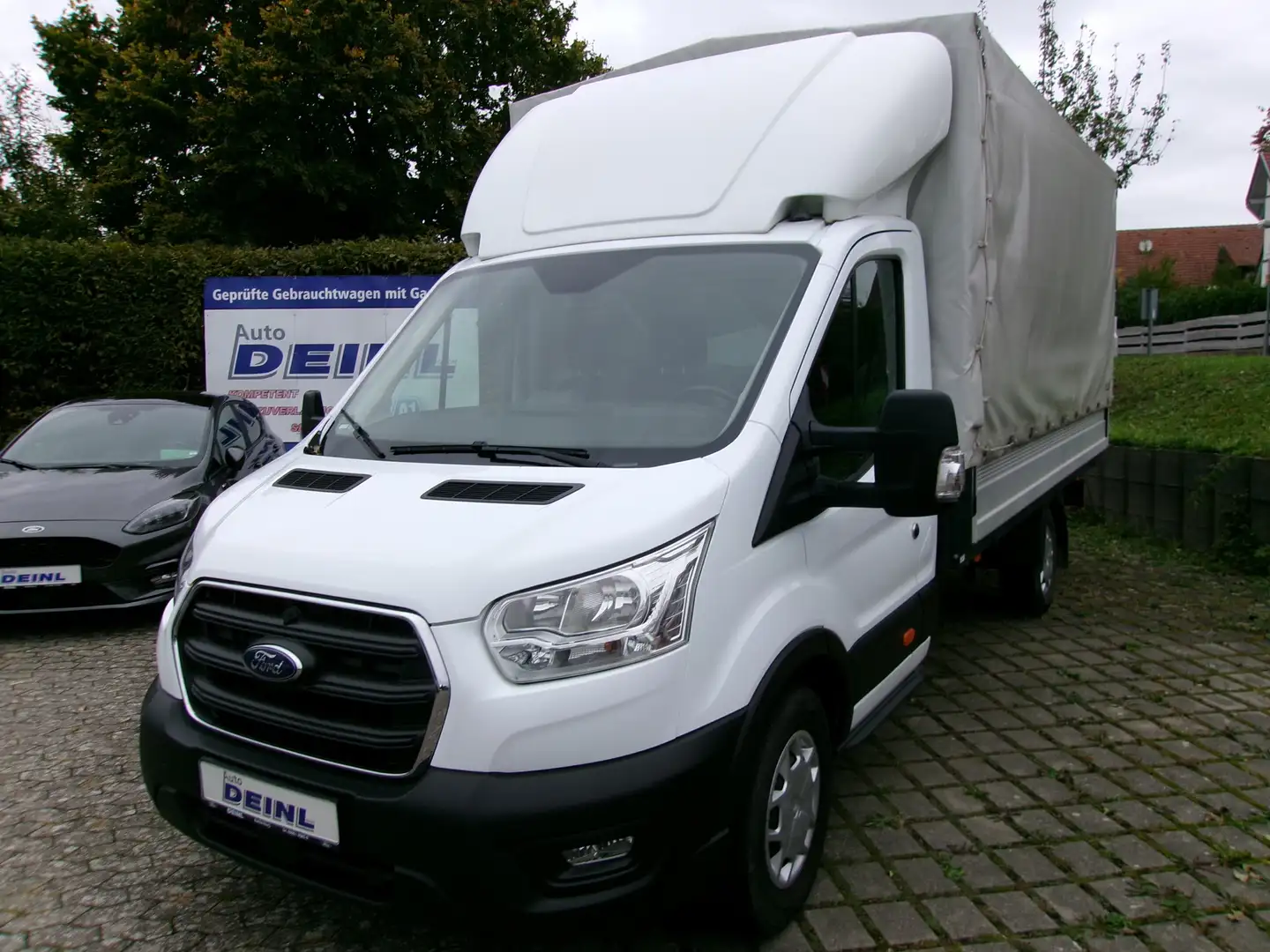 Ford Transit 350 L4 Einzelkabine Trend Plane und Windschild Weiß - 1