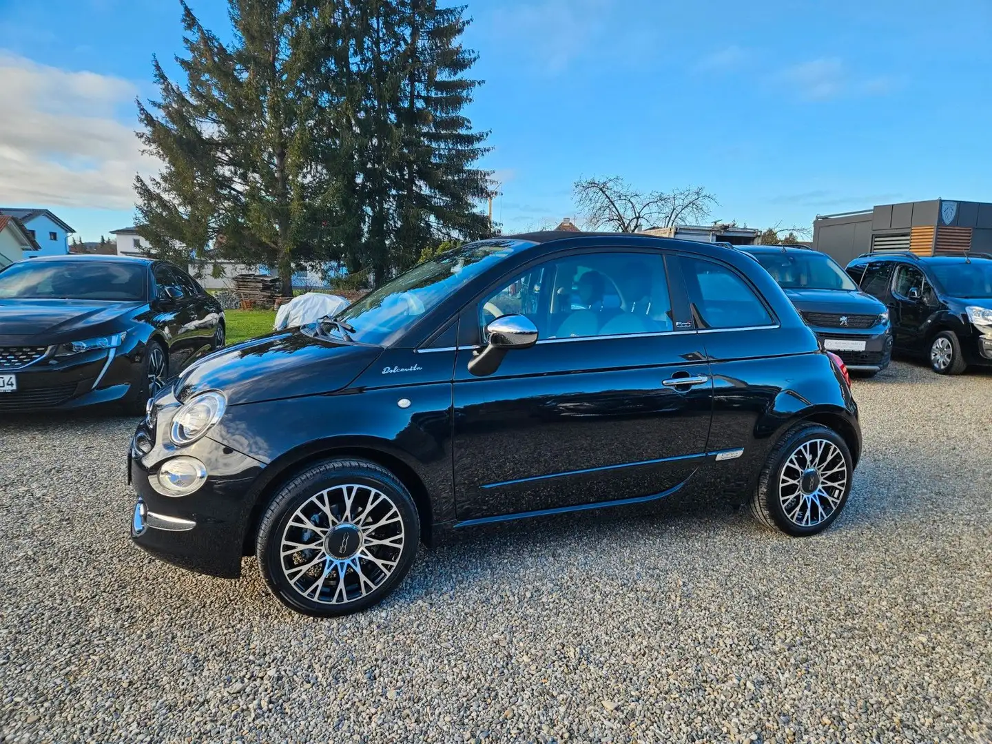 Fiat 500C Dolce Vita GSE Hybrid,8-fach bereift,Navi Negro - 1