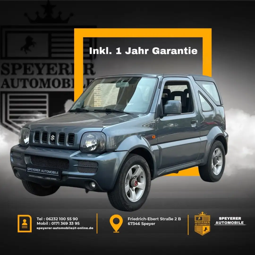 Suzuki Jimny Cabrio 4WD Rock am Ring|KLIMA|AHK|HARDTOP|LEDER| Grau - 1