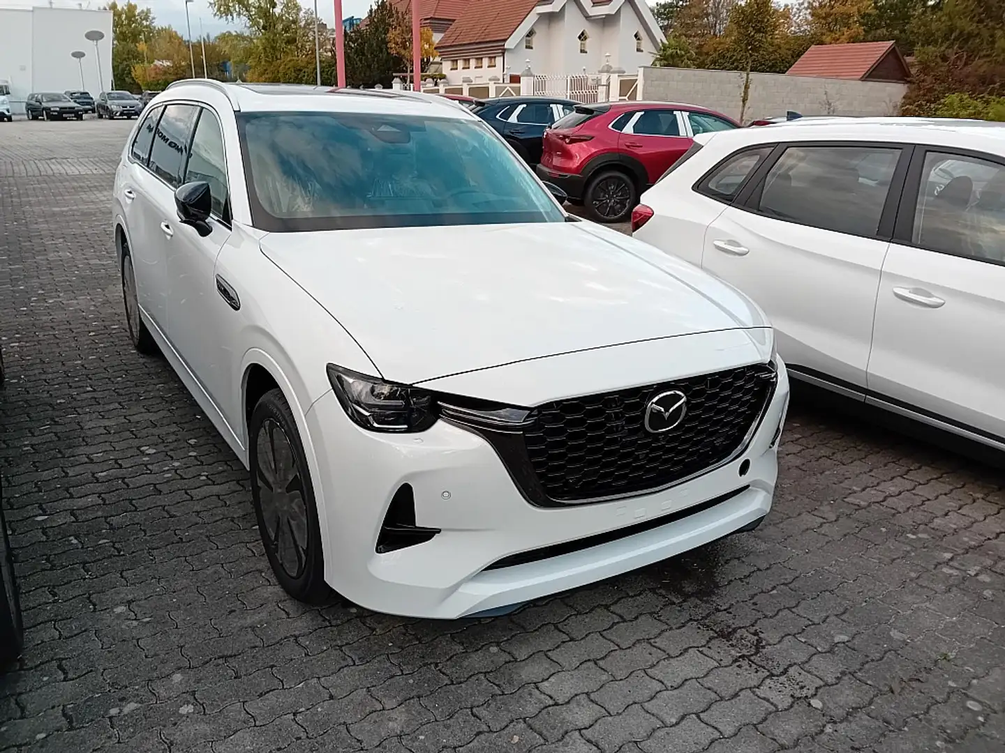 Mazda CX-80 2.5L e-SKYACTIV PHEV AWD Homura Plus Aut. Weiß - 2