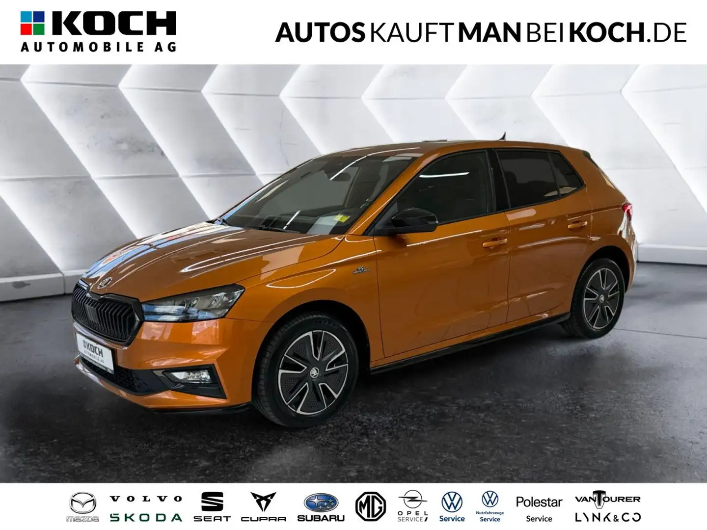 Skoda Fabia 1.0 TSI DSG MONTE CARLO SH LED KAM APP Klima Orange - 1