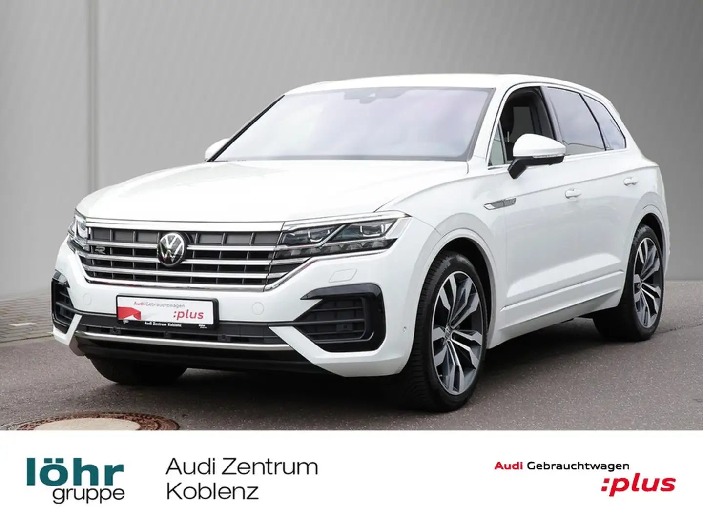 Volkswagen Touareg 3.0 TDI R-Line Matrix AHK Innovision Weiß - 1