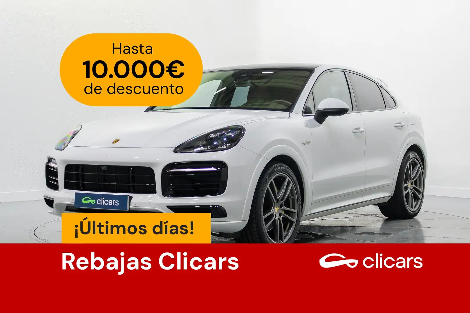 Porsche Cayenne E-Hybrid Coupé Aut. Blanc - 1