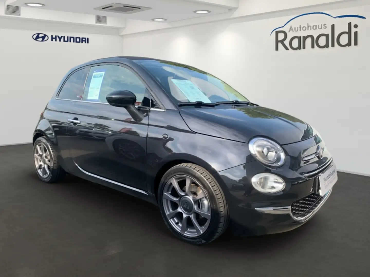 Fiat 500 Lounge 0.9 TwinAir++Sitzheizung!++Abarth-Felgen!++ Schwarz - 2