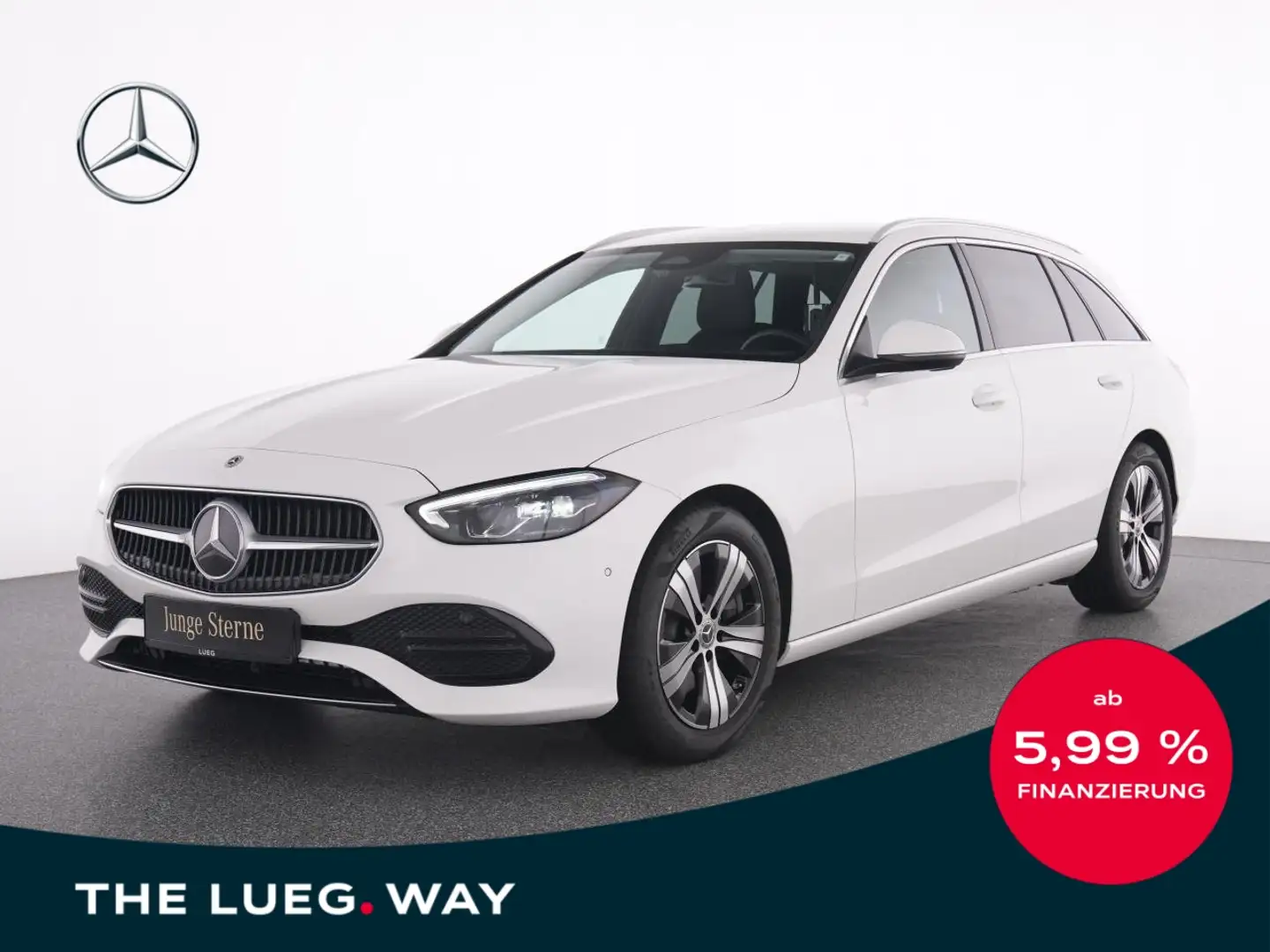 Mercedes-Benz C 200 T Avantgarde+MBUXPremium+LED-HP+EHeck+RFK+ Weiß - 1
