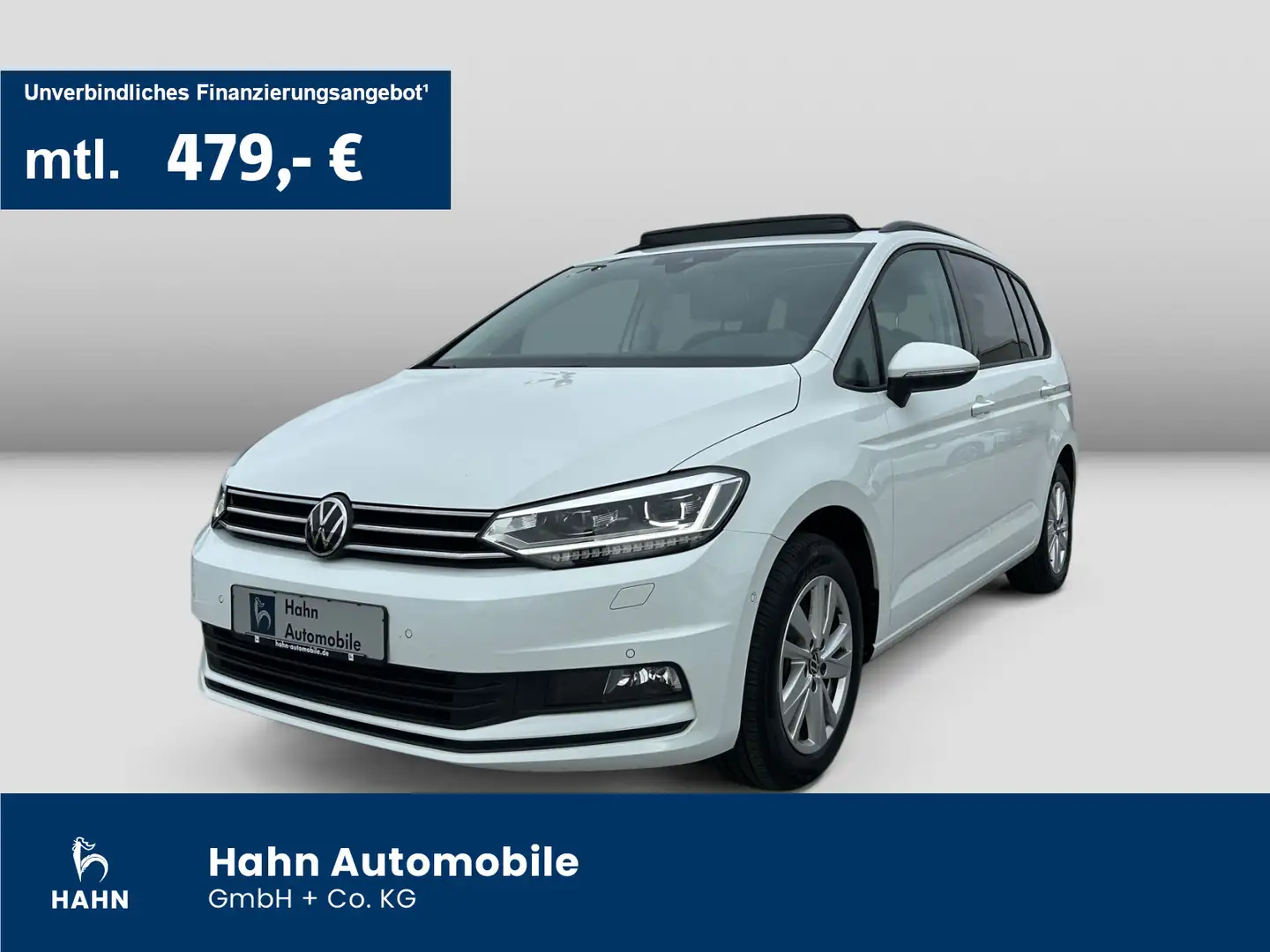 Volkswagen Touran 2.0 TDI DSG Comfortline Pano Navi AHK LED Blanc - 1