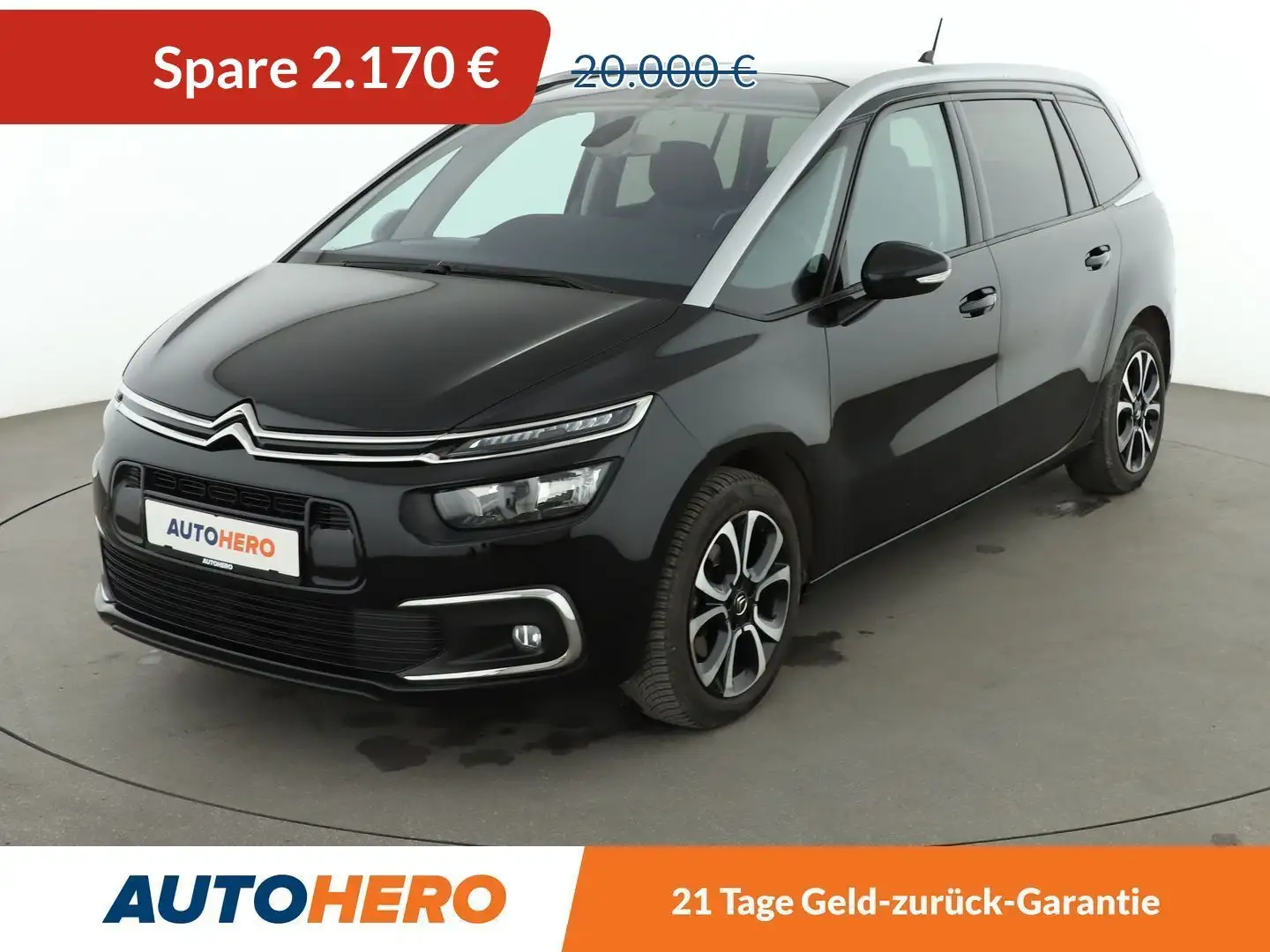 Citroen C4 SpaceTourer 2.0 Blue-HDi Selection Aut*NAVI*PDC*SHZ*TEMPO*ALU* Schwarz - 1