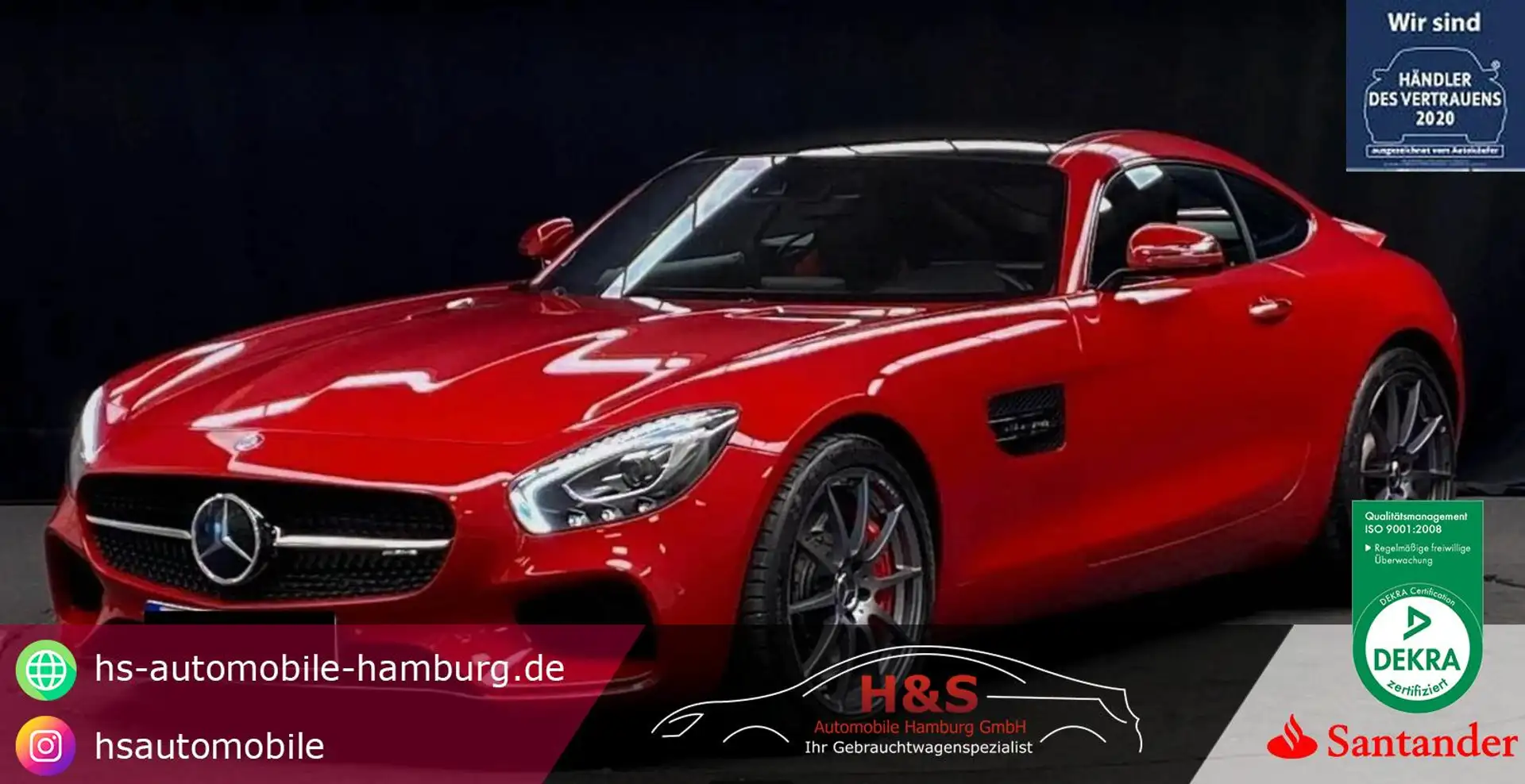 Mercedes-Benz AMG GT S Burmester High-End /Pano Rouge - 1
