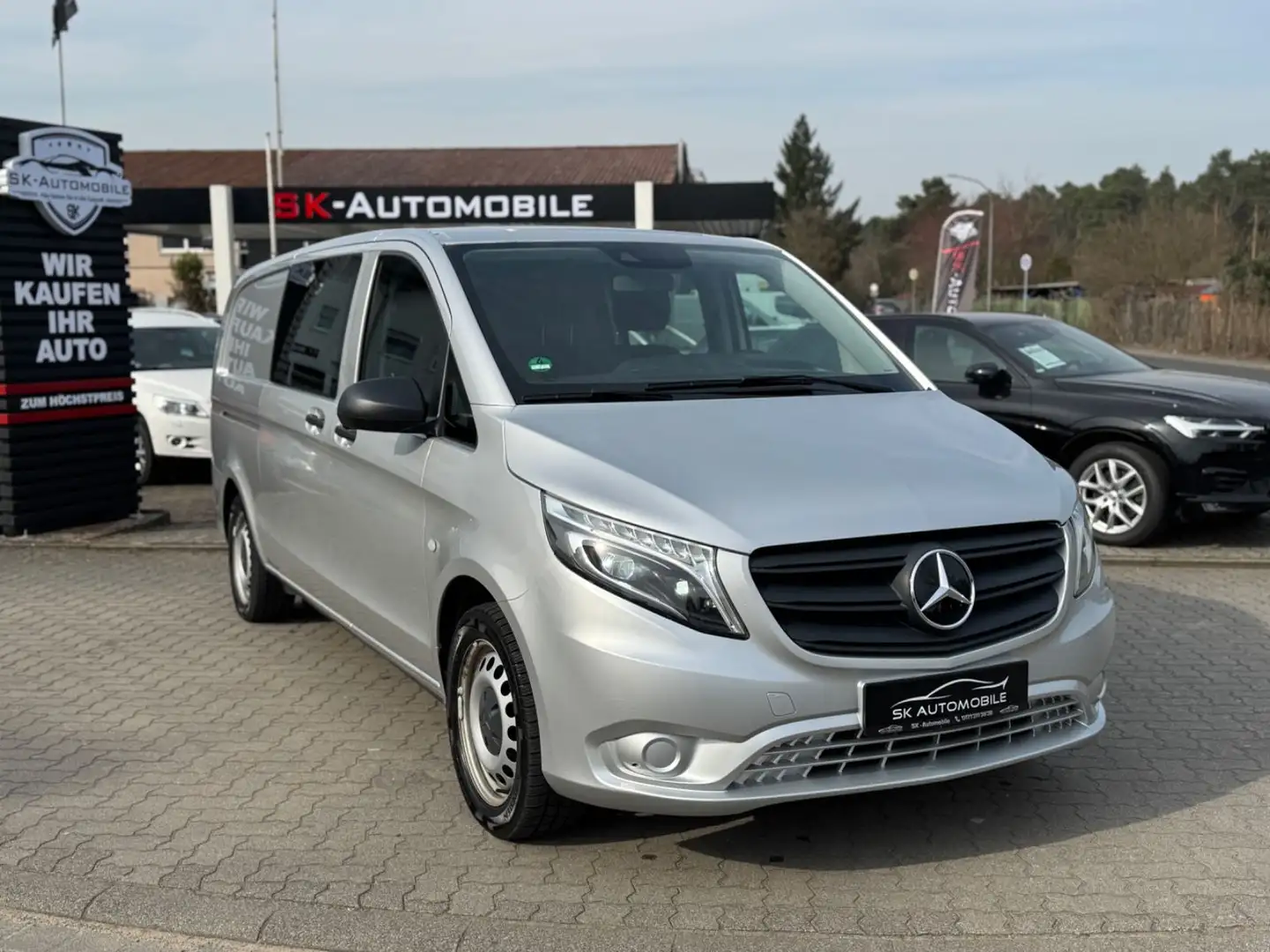 Mercedes-Benz Vito Mixto extralang 1.HND-NAVI-KAMERA-AHK-LED Silber - 1
