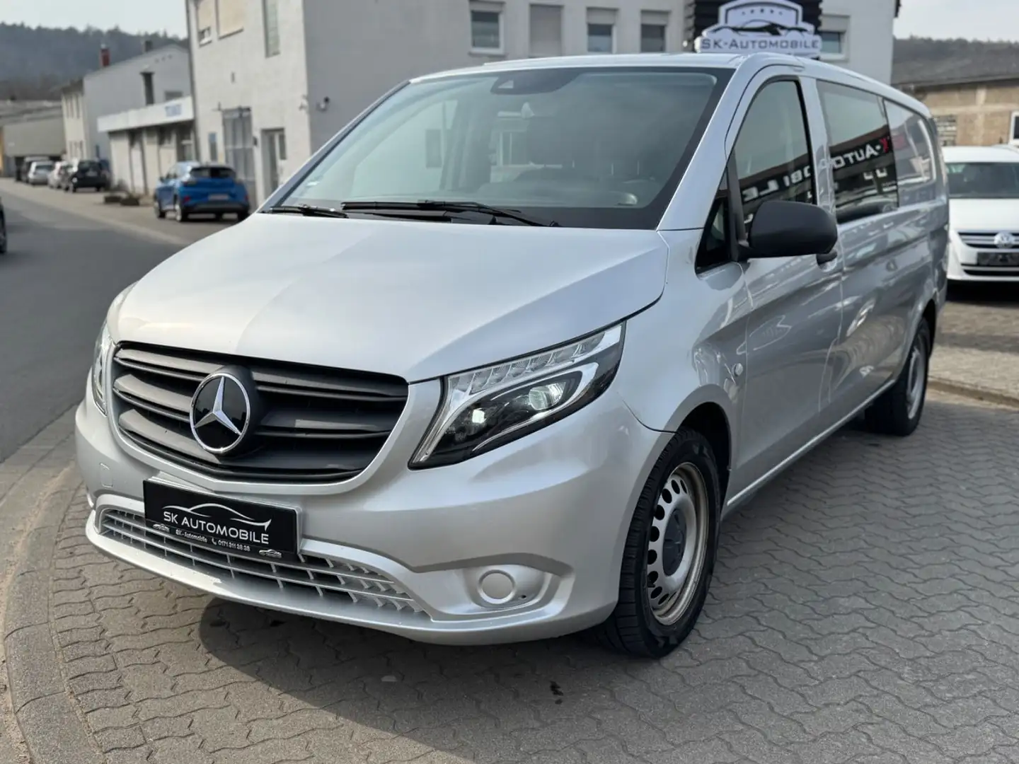 Mercedes-Benz Vito Mixto extralang 1.HND-NAVI-KAMERA-AHK-LED Silber - 2