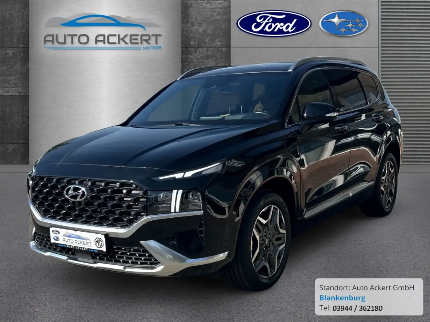 Hyundai SANTA FE Signature Hyb 4WD*P-Dach*Ass-Pak1+2voll Klima Navi Black - 1