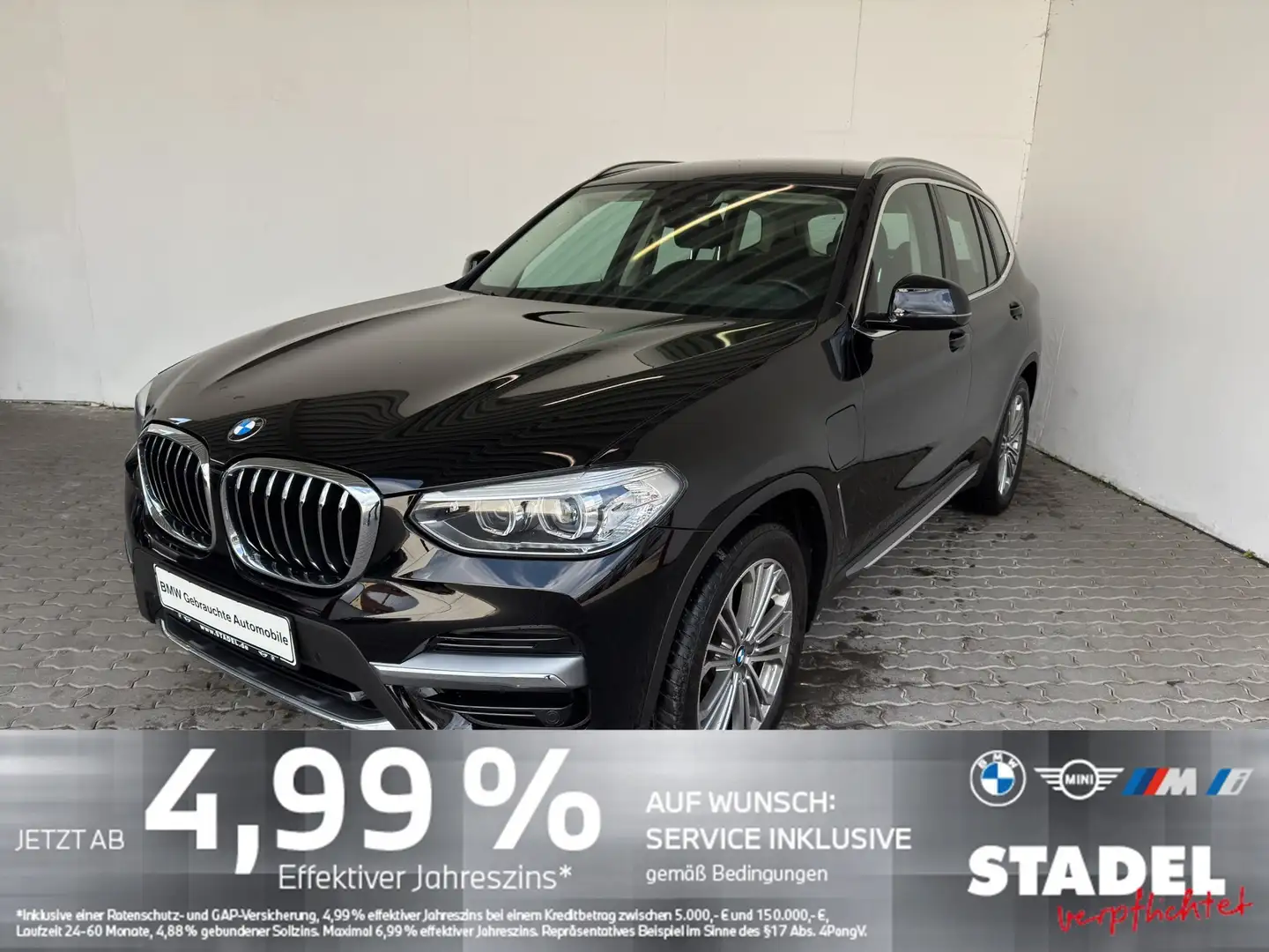 BMW X3 xDrive30e Luxury Line Navi.LED.AHK.DAB.HuD Schwarz - 1