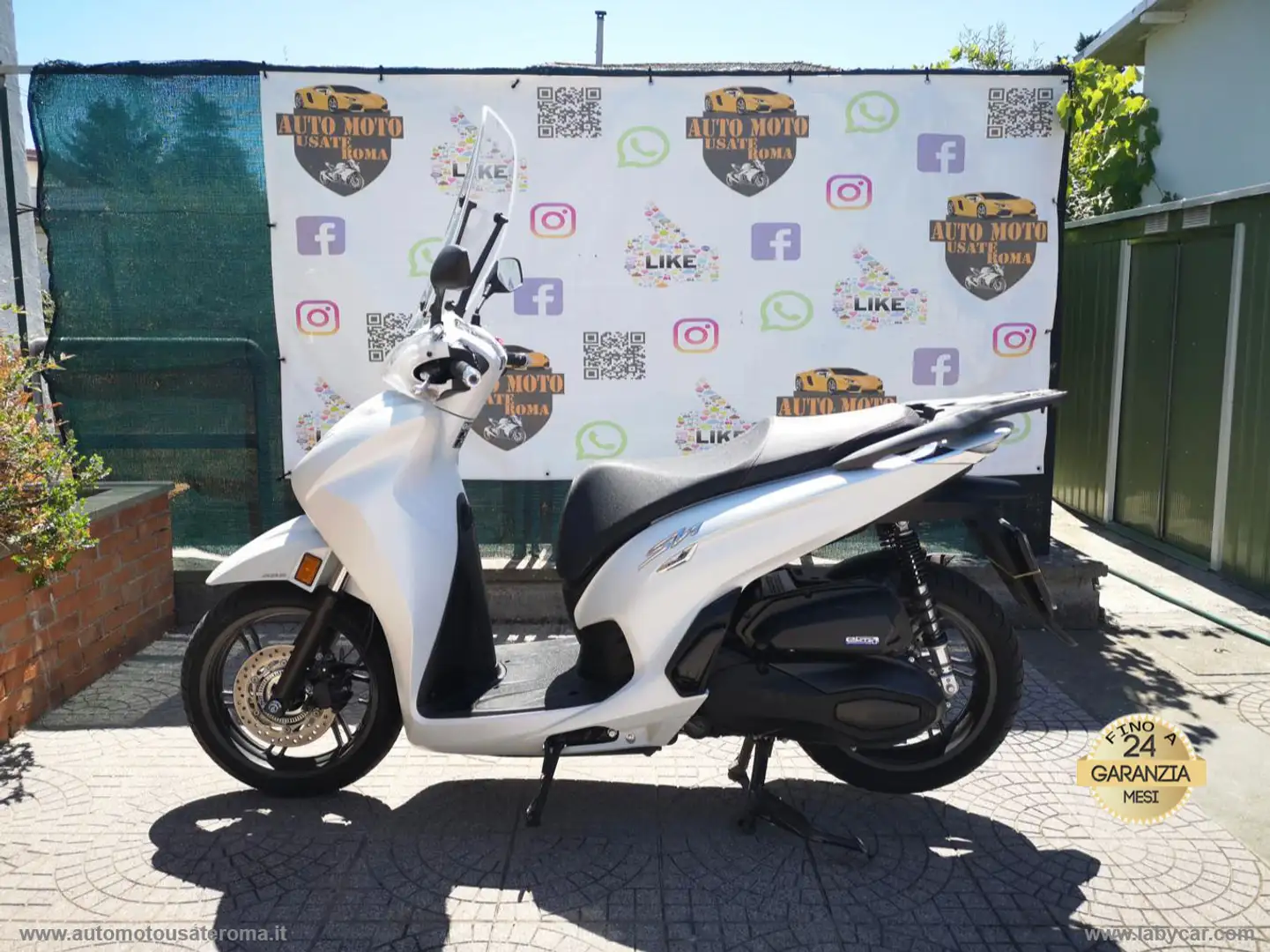 Honda SH 350i SH 350 RATE AUTO MOTO SCOOTER Blanc - 2
