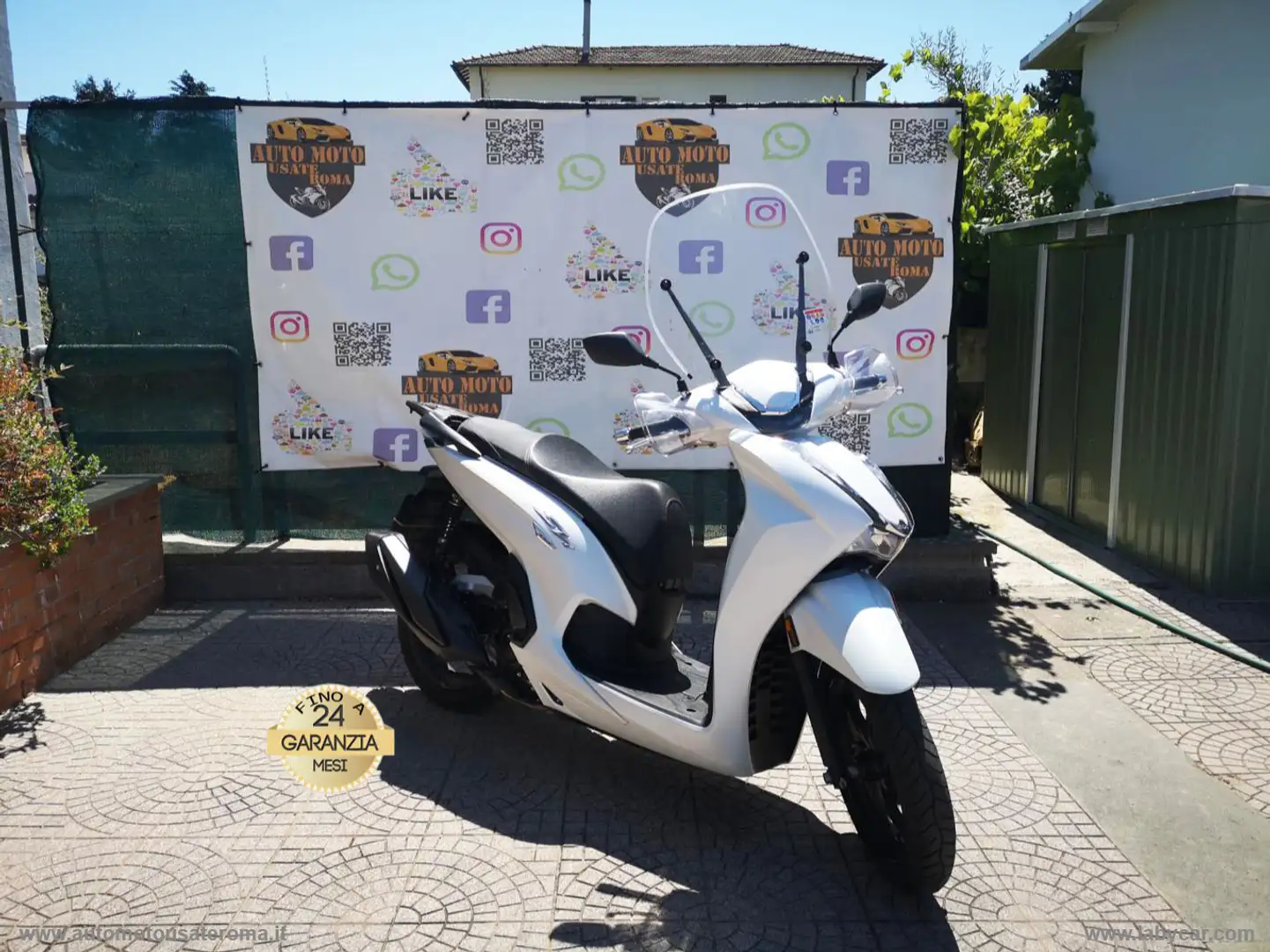 Honda SH 350i SH 350 RATE AUTO MOTO SCOOTER Blanc - 1