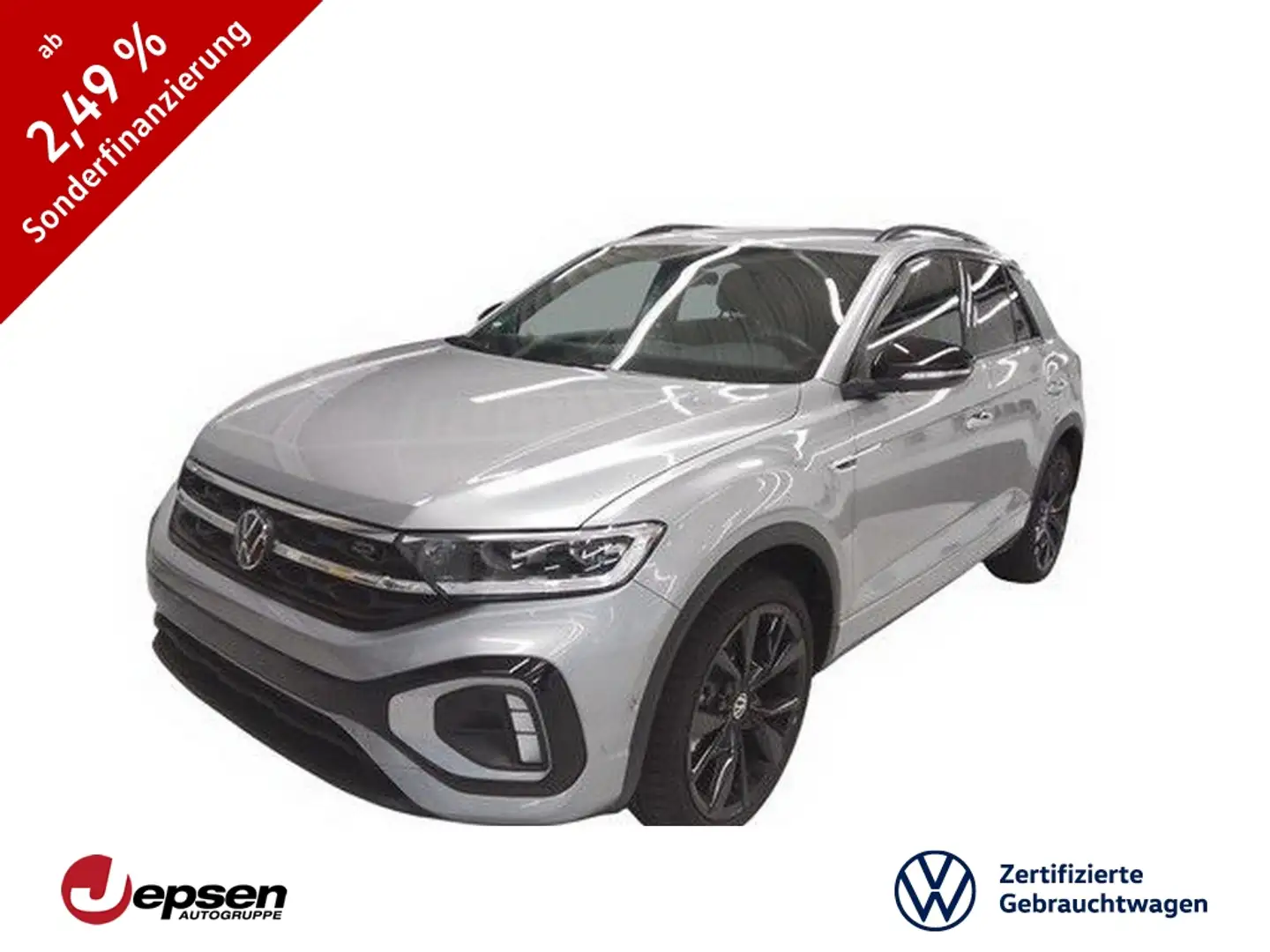 Volkswagen T-Roc R-Line 2.0 TDI 4MOT DSG AHk+Stdhz+Kamera Silber - 1