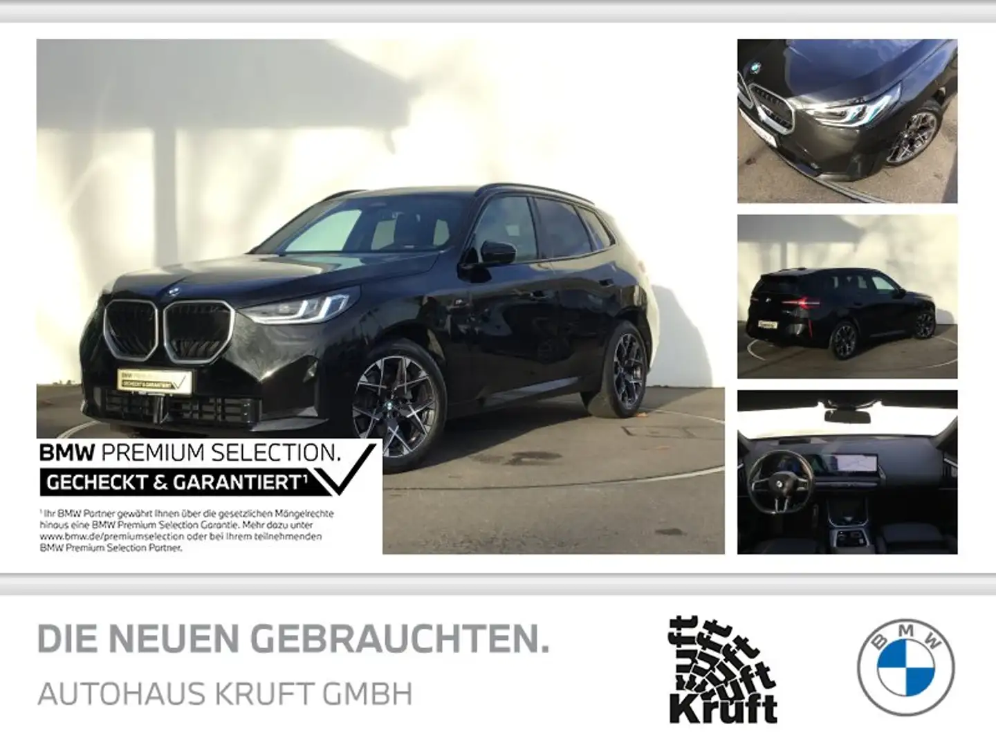 BMW X3 xDrive20i M SPORT+LC PROF+HUD+AHK+KAMERA Schwarz - 1