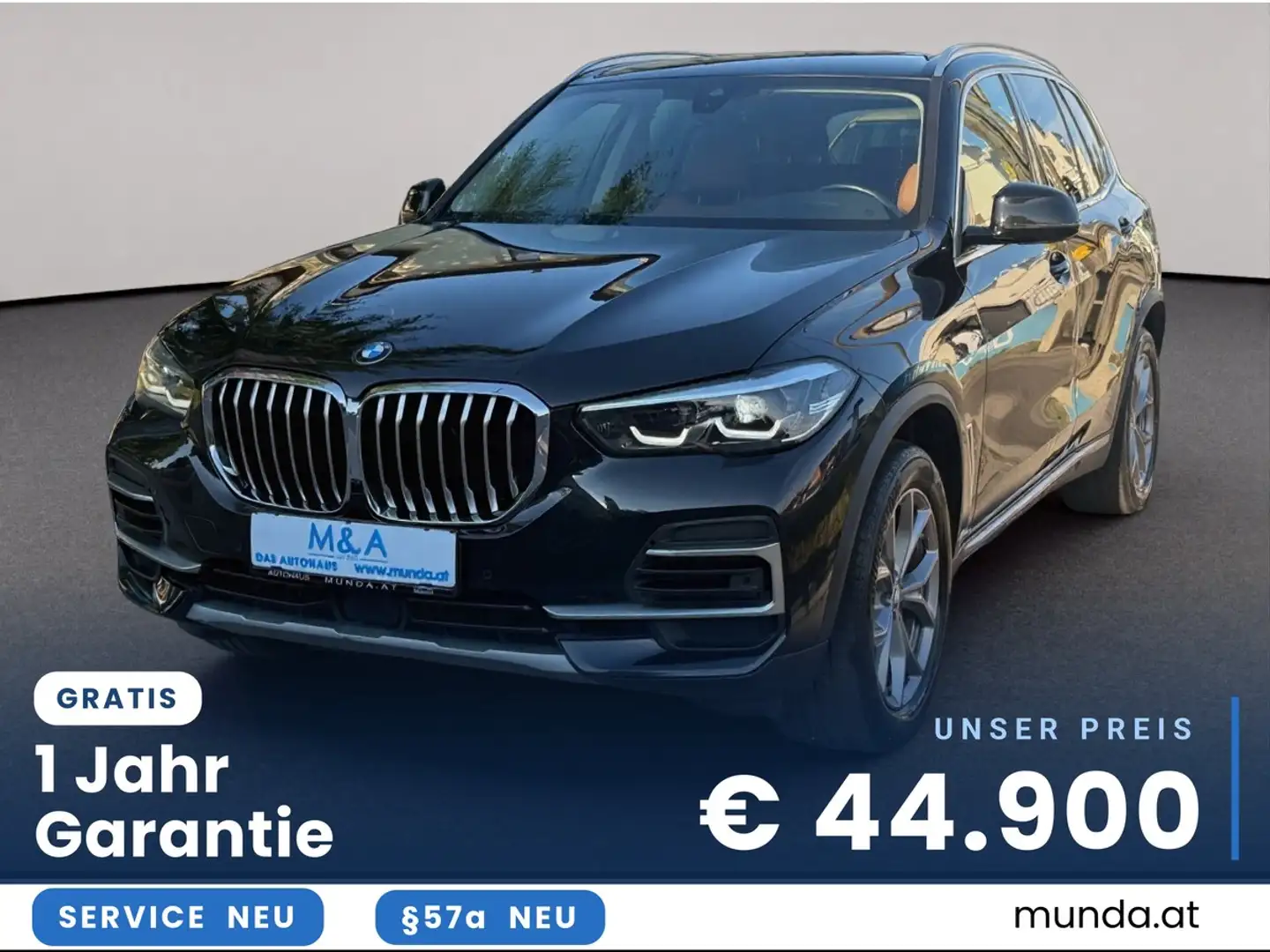 BMW X5 xDrive 25d xLine/Erstbesitz/Autom./Garantie Schwarz - 1