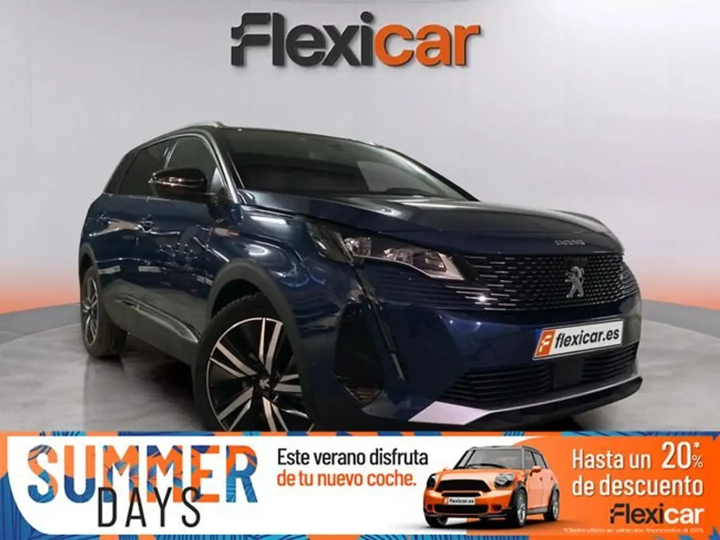 Peugeot 5008 1.6+PureTech+132KW+S%26S+GT+EAT8 Blauw - 1