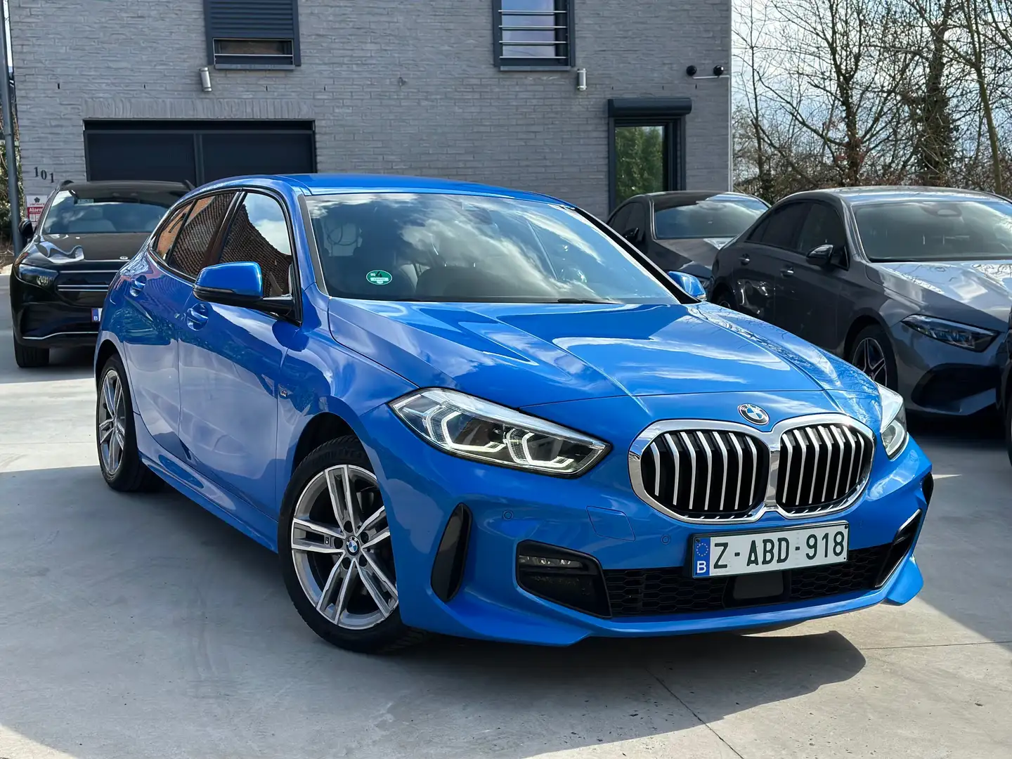 BMW 116 116i M Pack *Automatique/ LED/ 2021/ Garantie* Bleu - 2