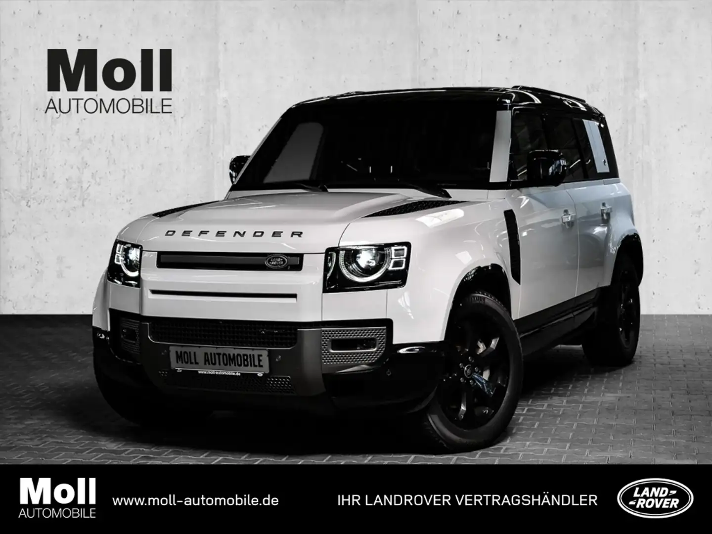 Land Rover Defender 110 X-Dynamic SE P400 Luftfederung AD Niveau AHK-a Weiß - 1