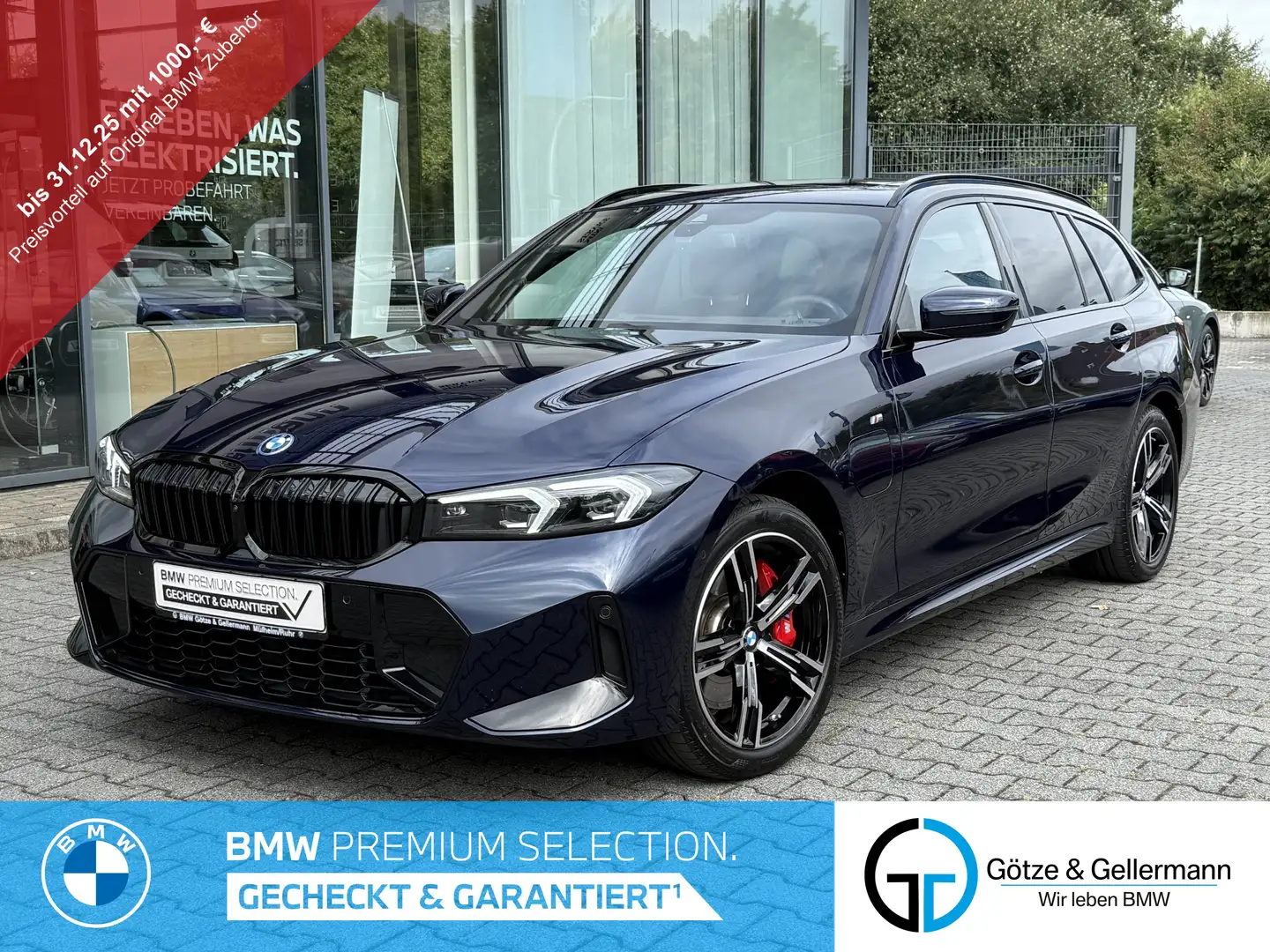 BMW 330 e xDrive Touring M Sport PRO //AHK FACELIFT Blau - 1