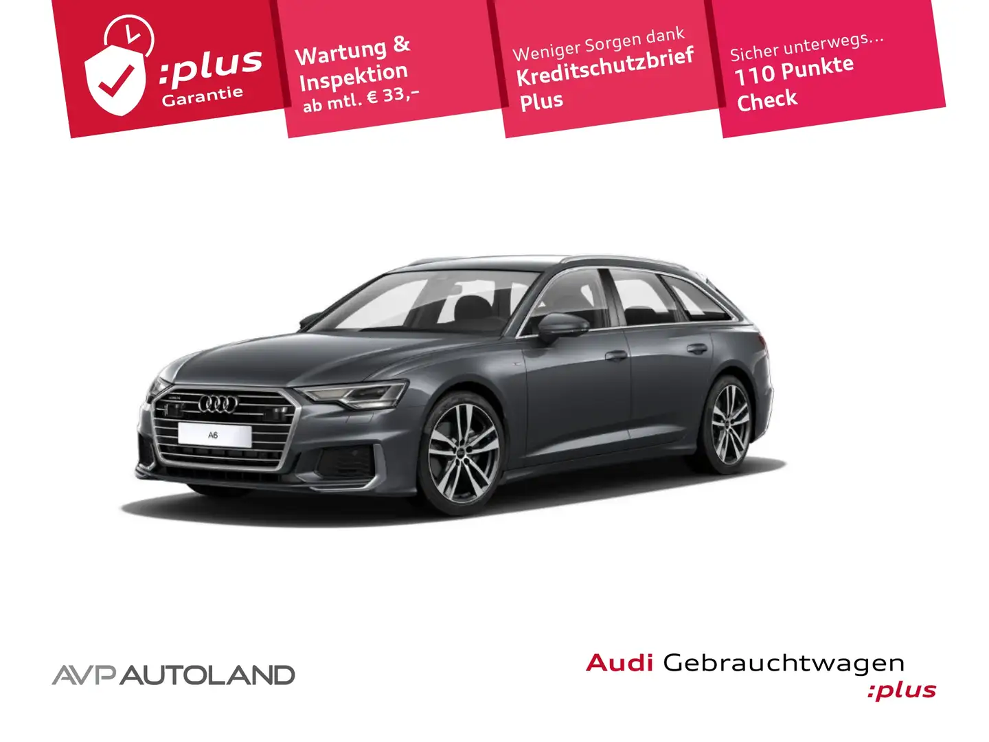 Audi A6 Avant 40 TDI quattro S tronic sport | STANDH. Gris - 1