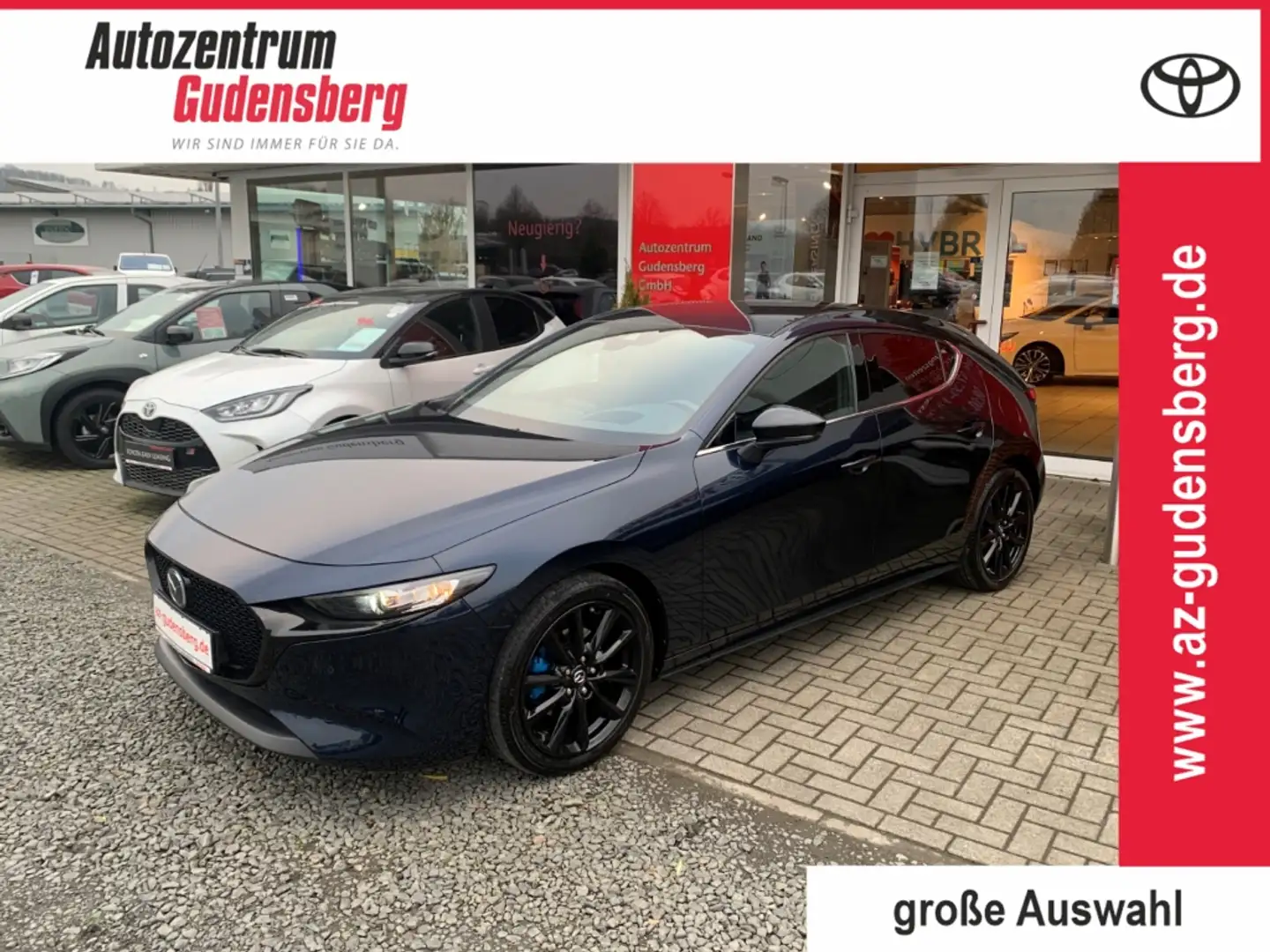 Mazda 3 SKYACTIV-X M-Hybrid EU6d e-SkyAktiv-X 2.0M Hybrid Blauw - 1