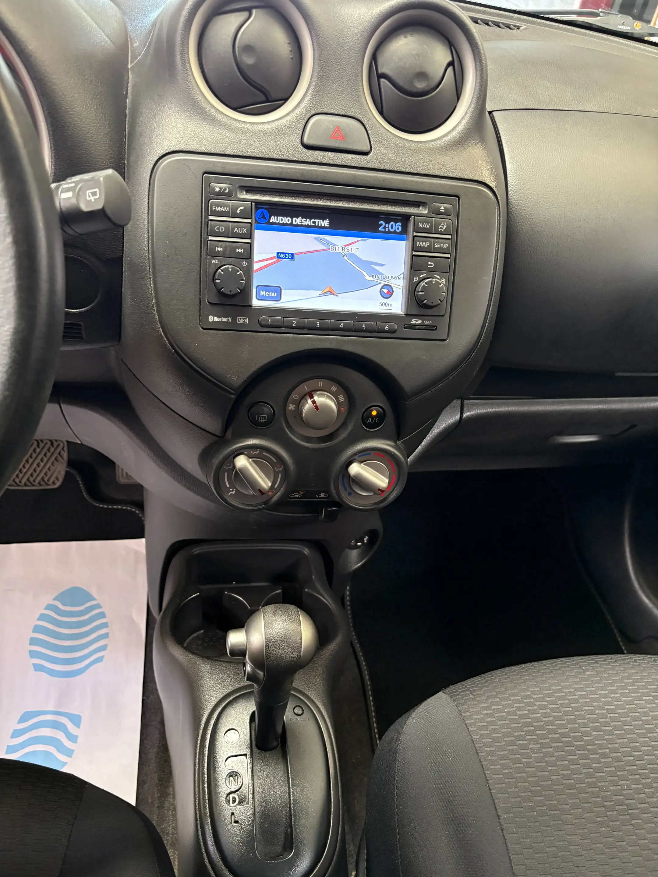 Nissan Micra Boite Automatique *75.000 kms* Full Options*Gps+Radars av+ar+Airco*Garantie 1 anr — photo 9