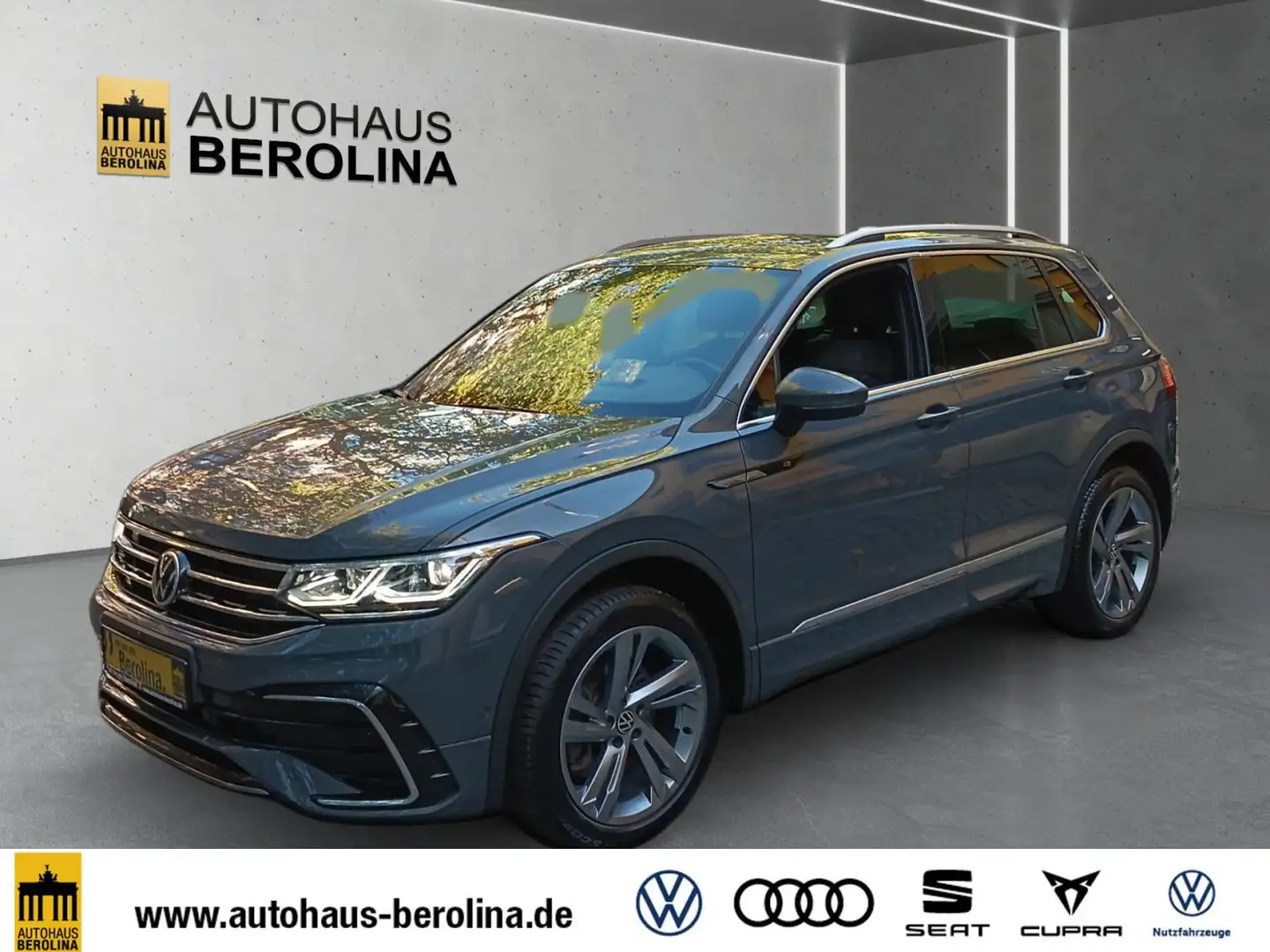 Volkswagen Tiguan 2.0 TSI 4M R-Line DSG *IQ-MATRIX*360°* Grau - 2