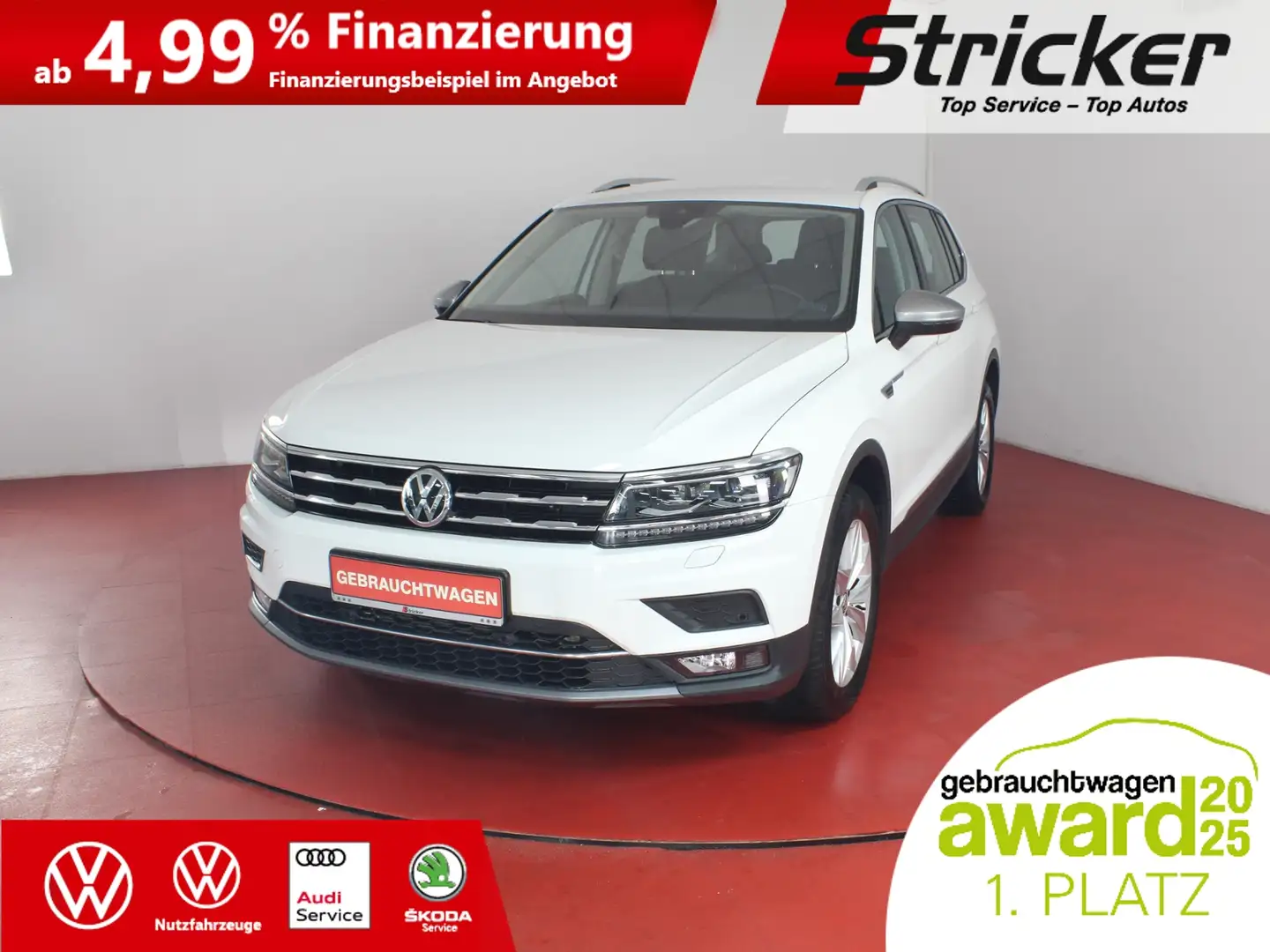 Volkswagen Tiguan Allspace Highline 1.5TSI DSG 356,-ohne Anzahlung AHK App-C White - 1