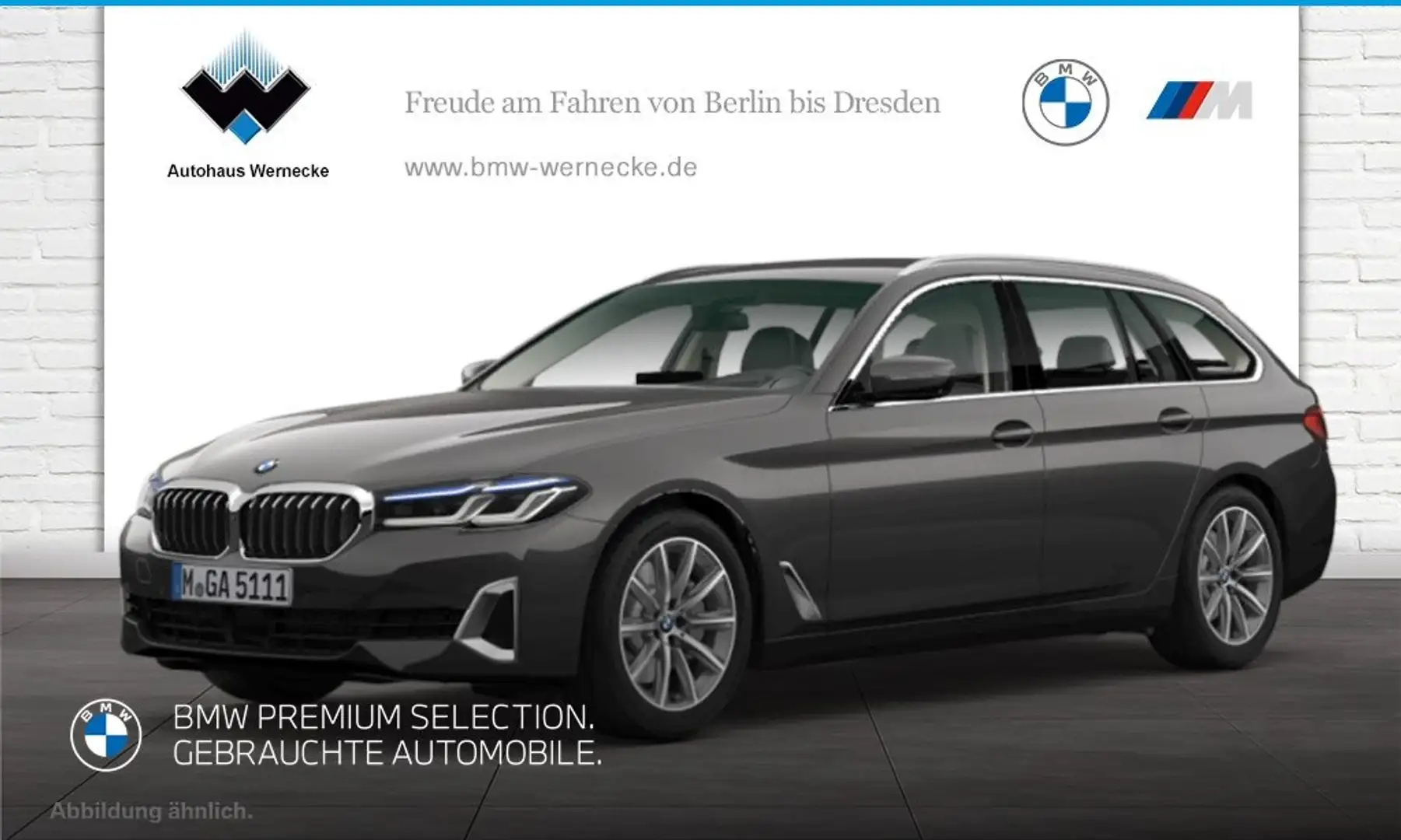BMW 530 d xDrive Touring Ferngesteuertes Parken DAB Grau - 1