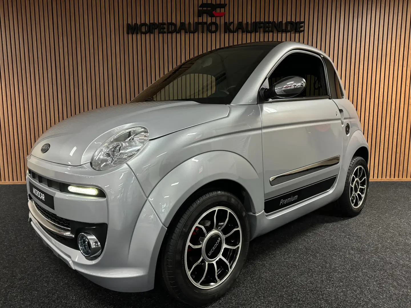 Microcar Due Fiat 500 Look Gris - 2