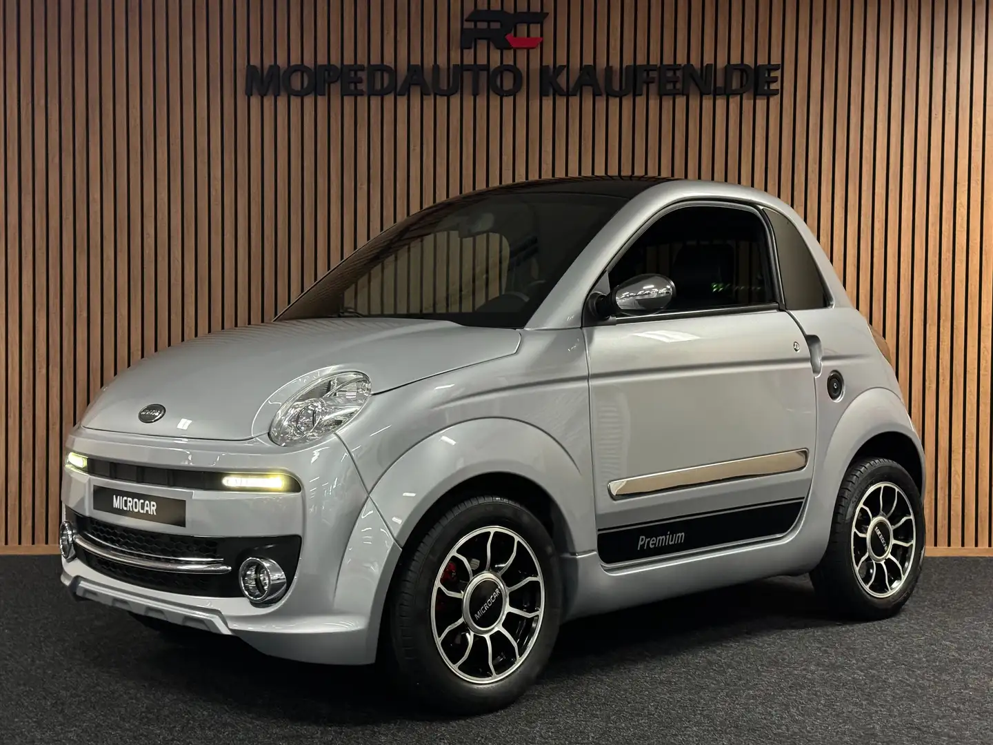 Microcar Due Fiat 500 Look Gris - 1