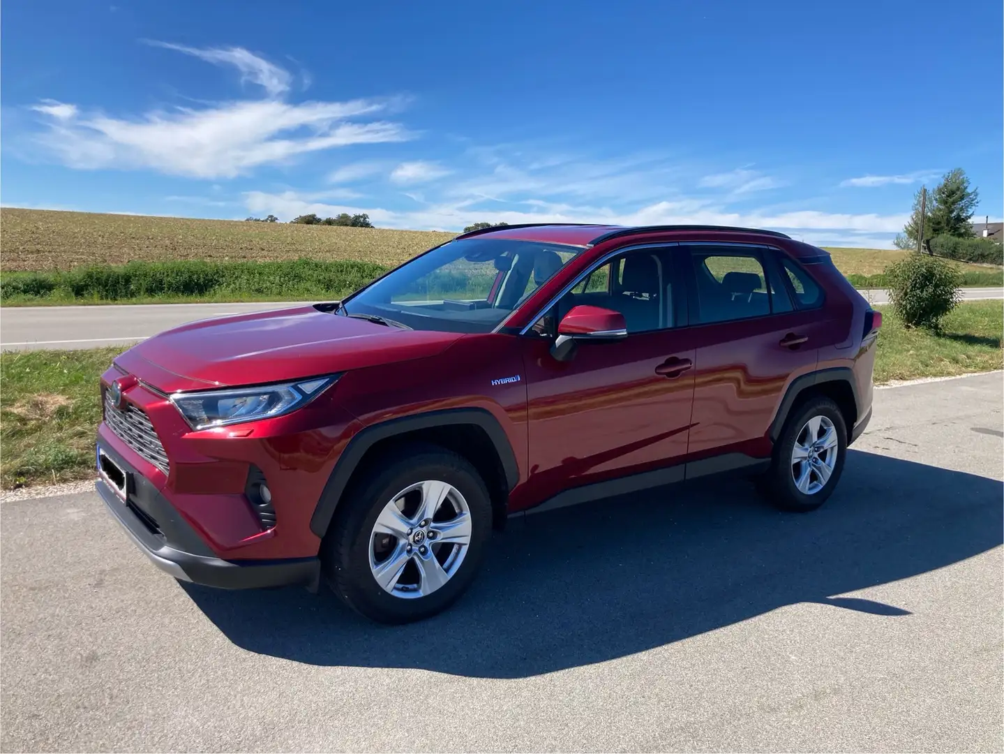 Toyota RAV 4 Hybrid 2,5 Act.2WD Autom. *AHK*Winterpaket* Rot - 1