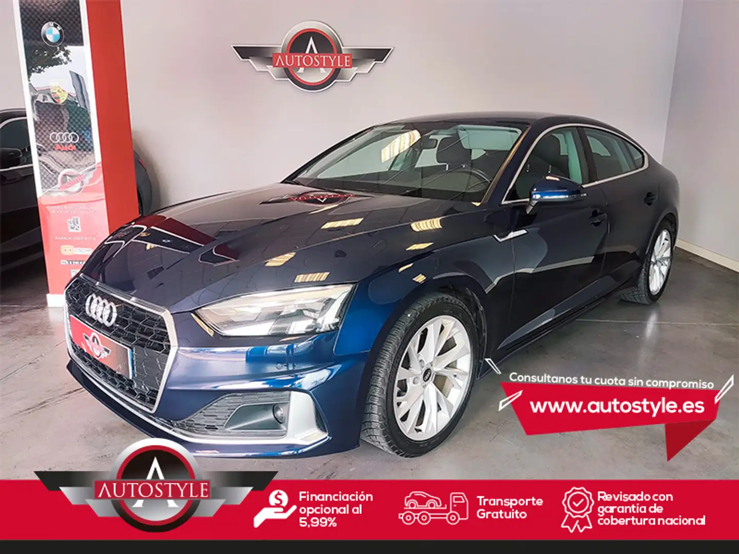 Audi A5 Sportback 35 TDI Advanced S tronic Azul - 1