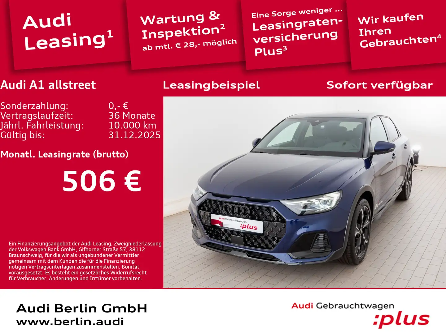 Audi A1 35 TFSI S tronic Blau - 1